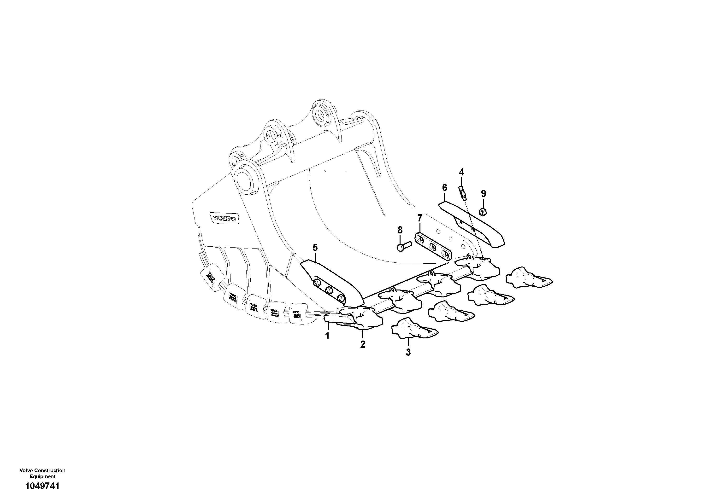 Edge protection VOE14668825 VOLVO