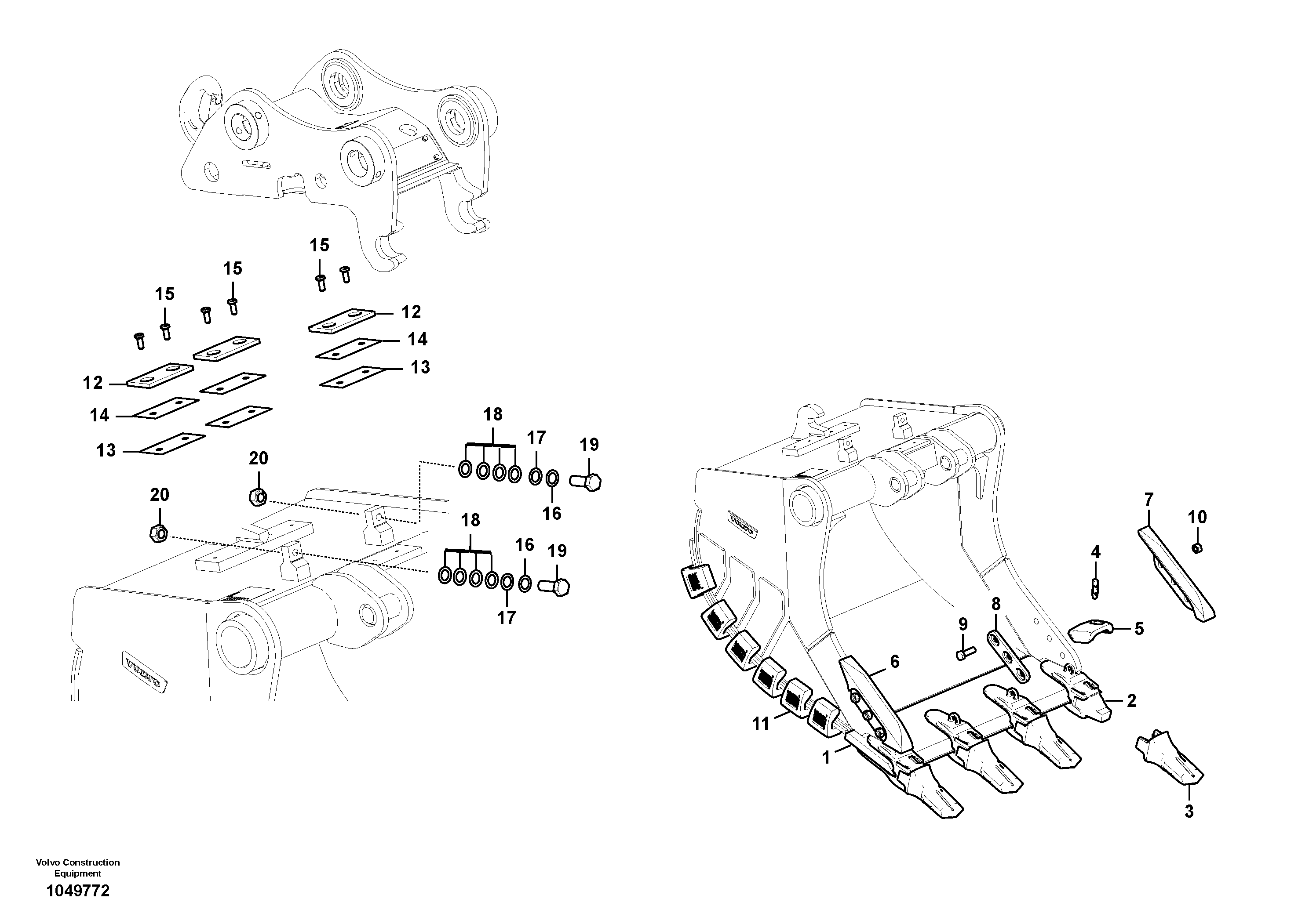 Cutting edge VOE14691384 VOLVO