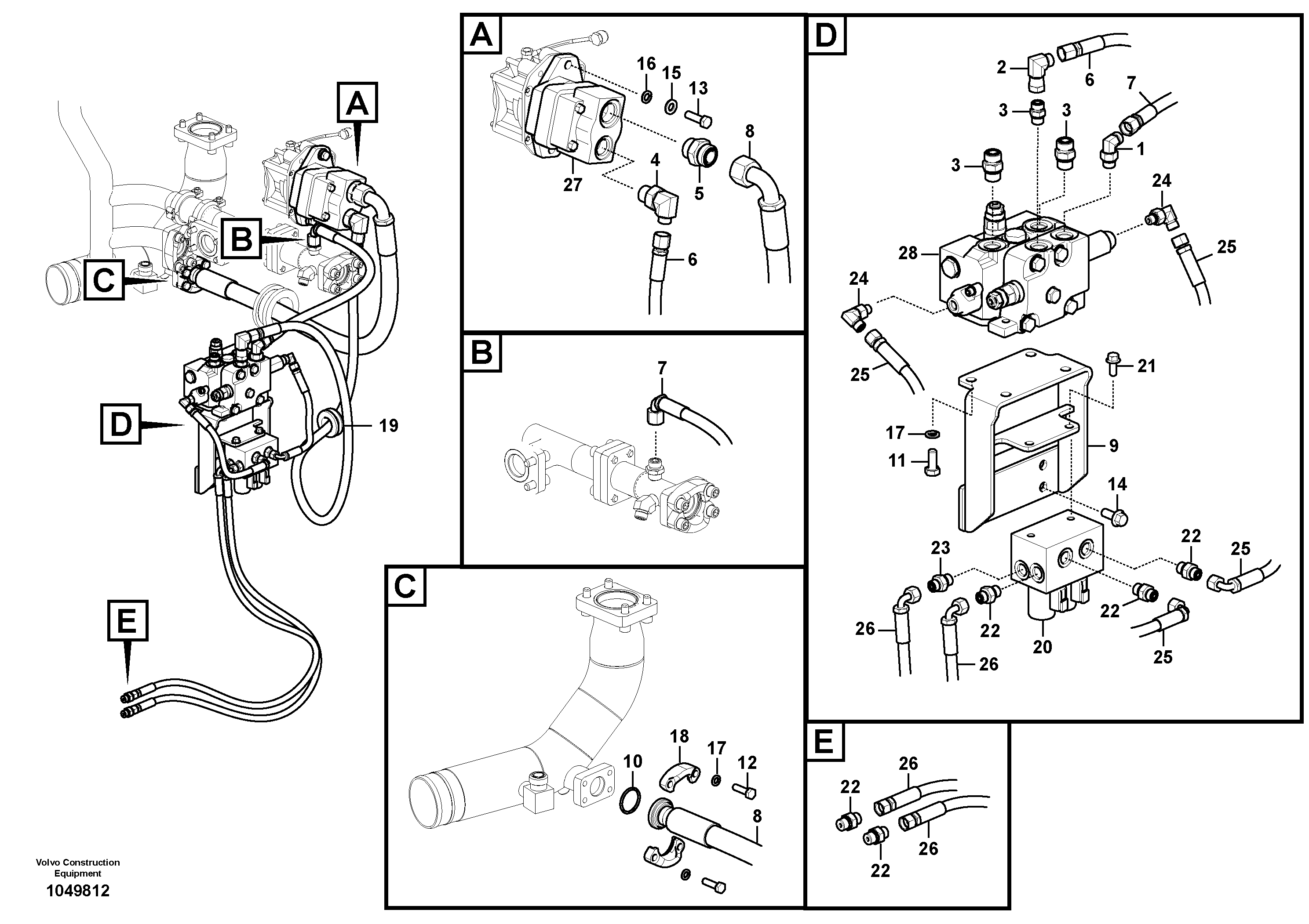 Boom Cylinder VOE14649538 VOLVO