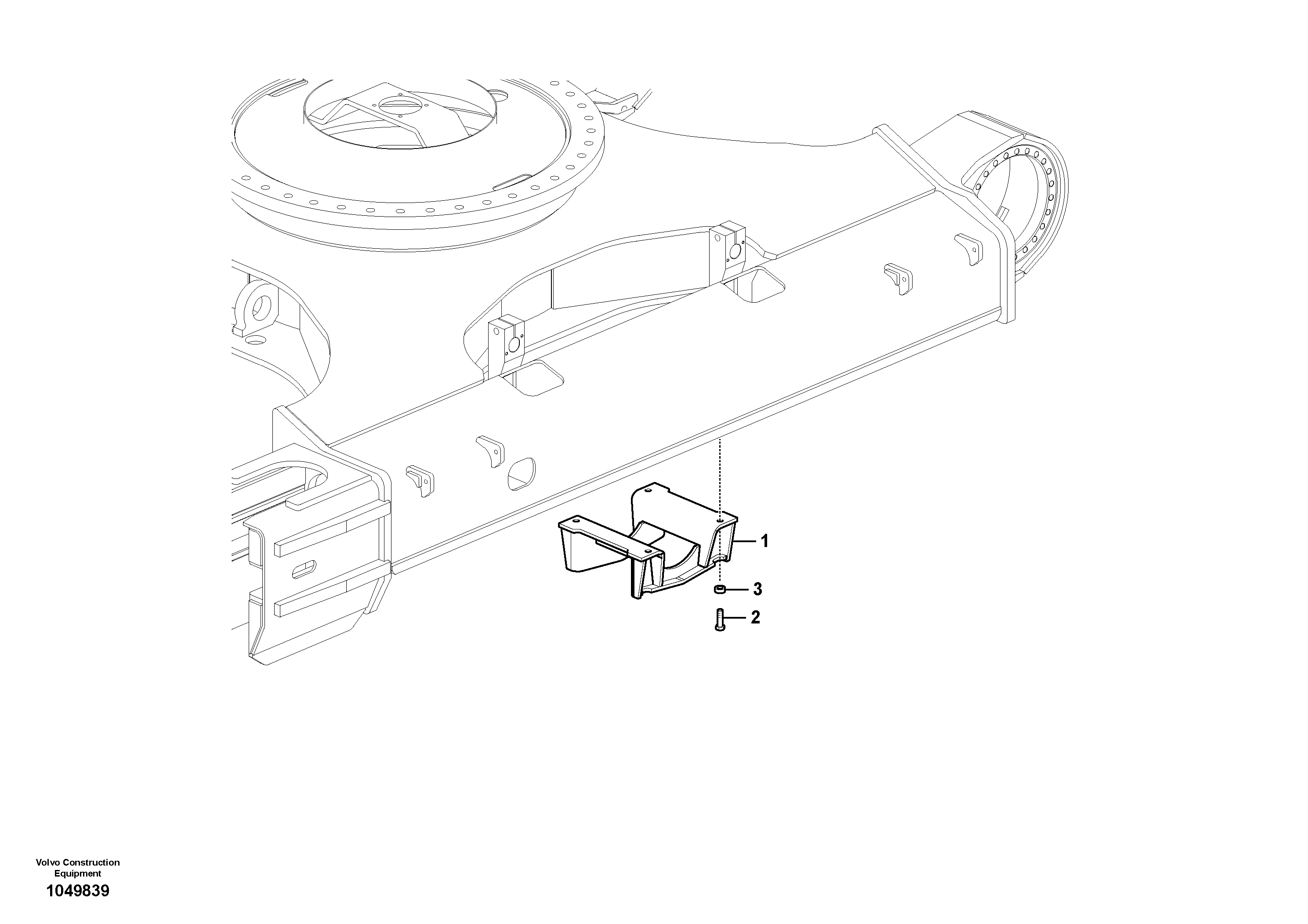 Mounting rail VOE997987 VOLVO