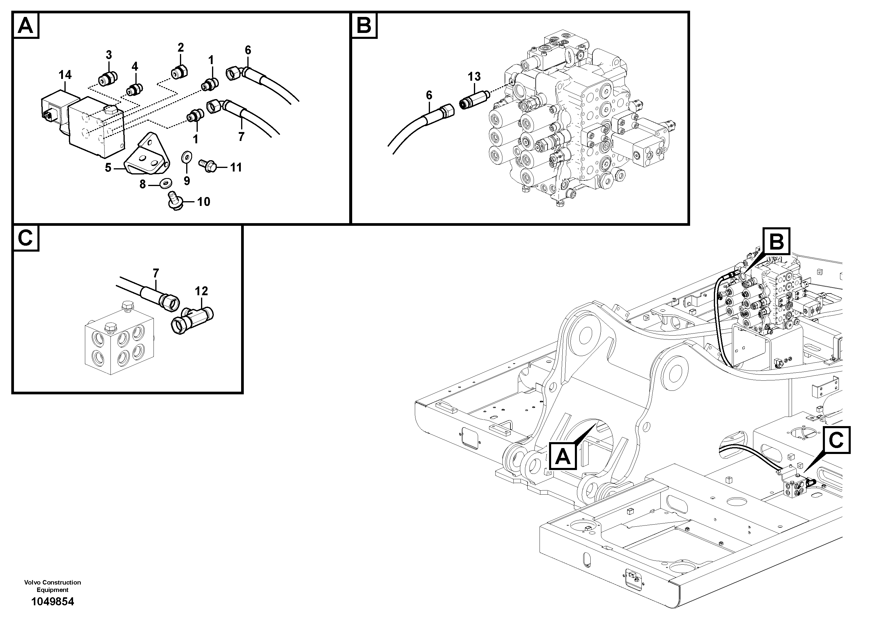 Timing gear casing VOE15800783 VOLVO