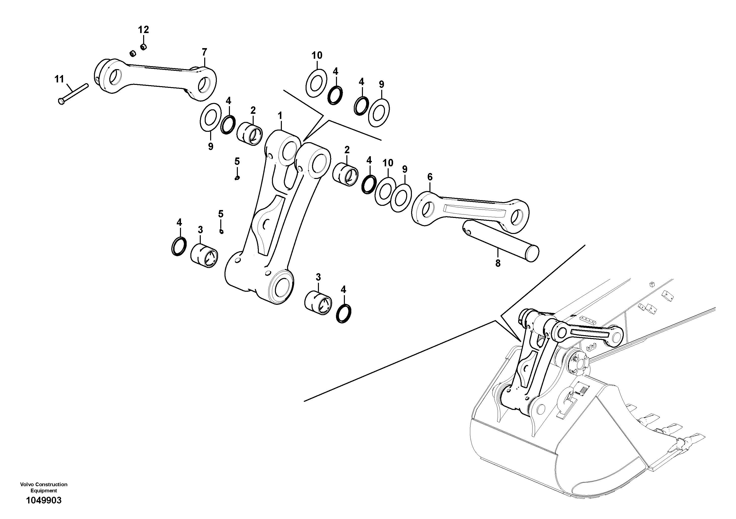 Connecting Rod RM/VOE14633531 VOLVO