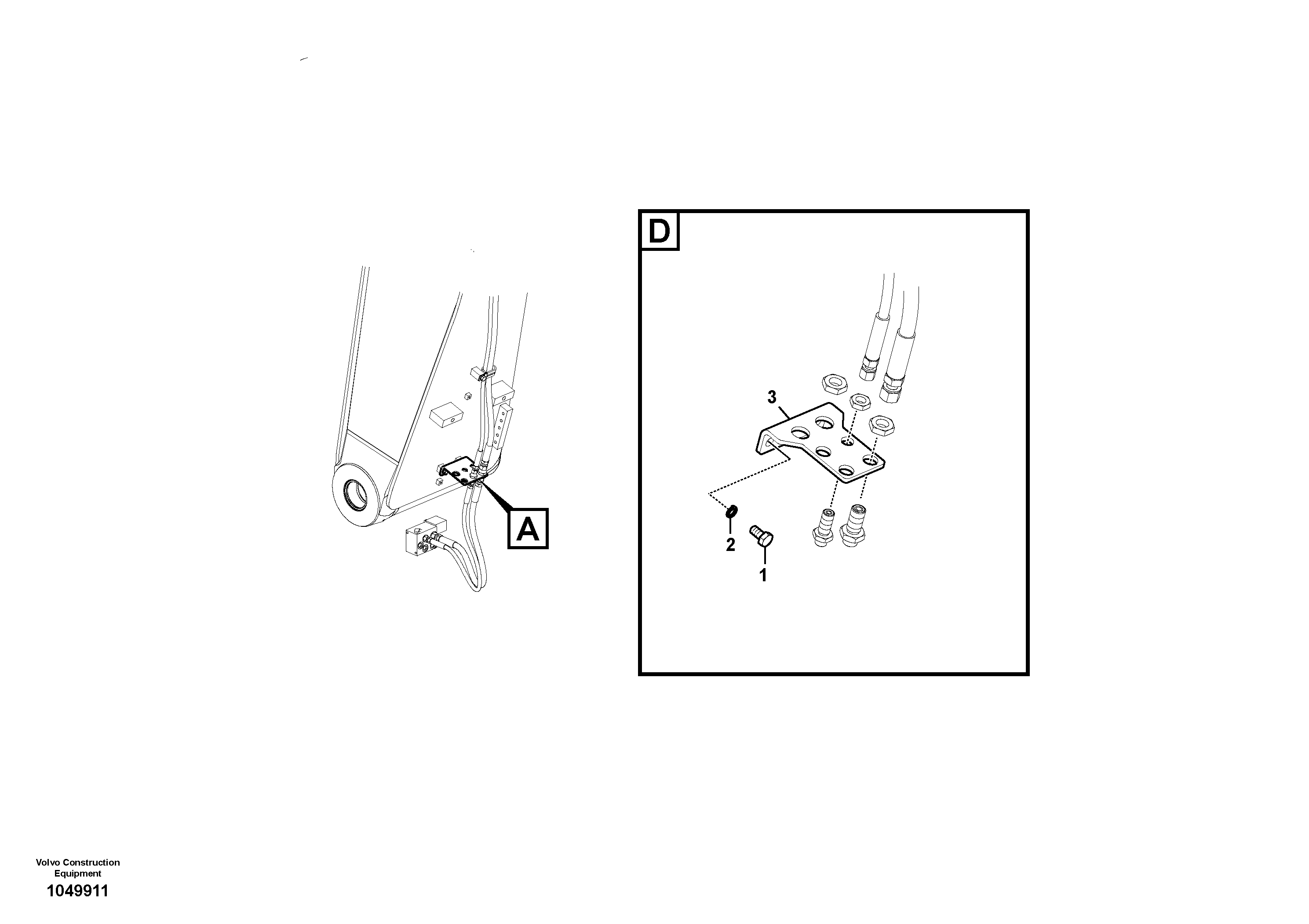 Seat frame VOE14706489 VOLVO