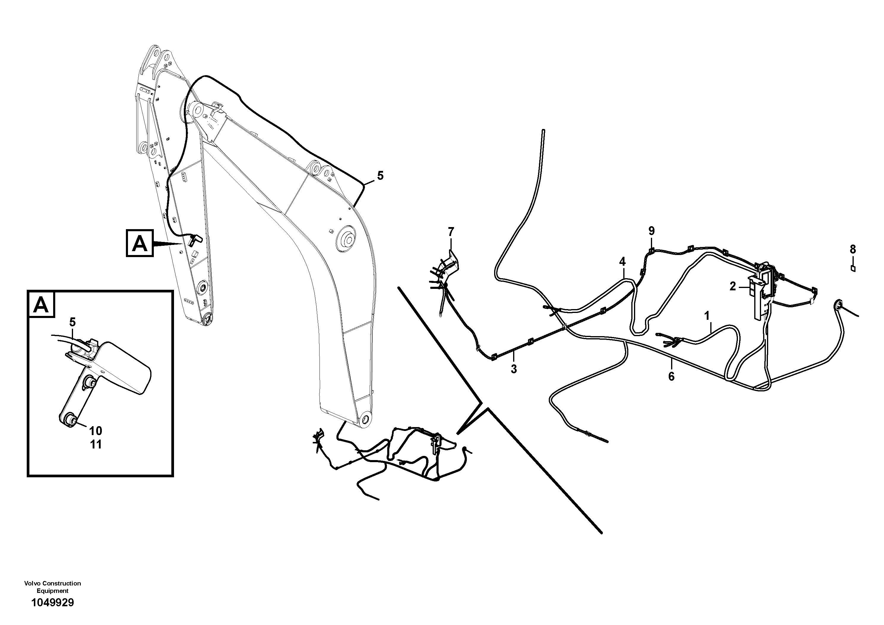 Seat frame VOE14678381 VOLVO