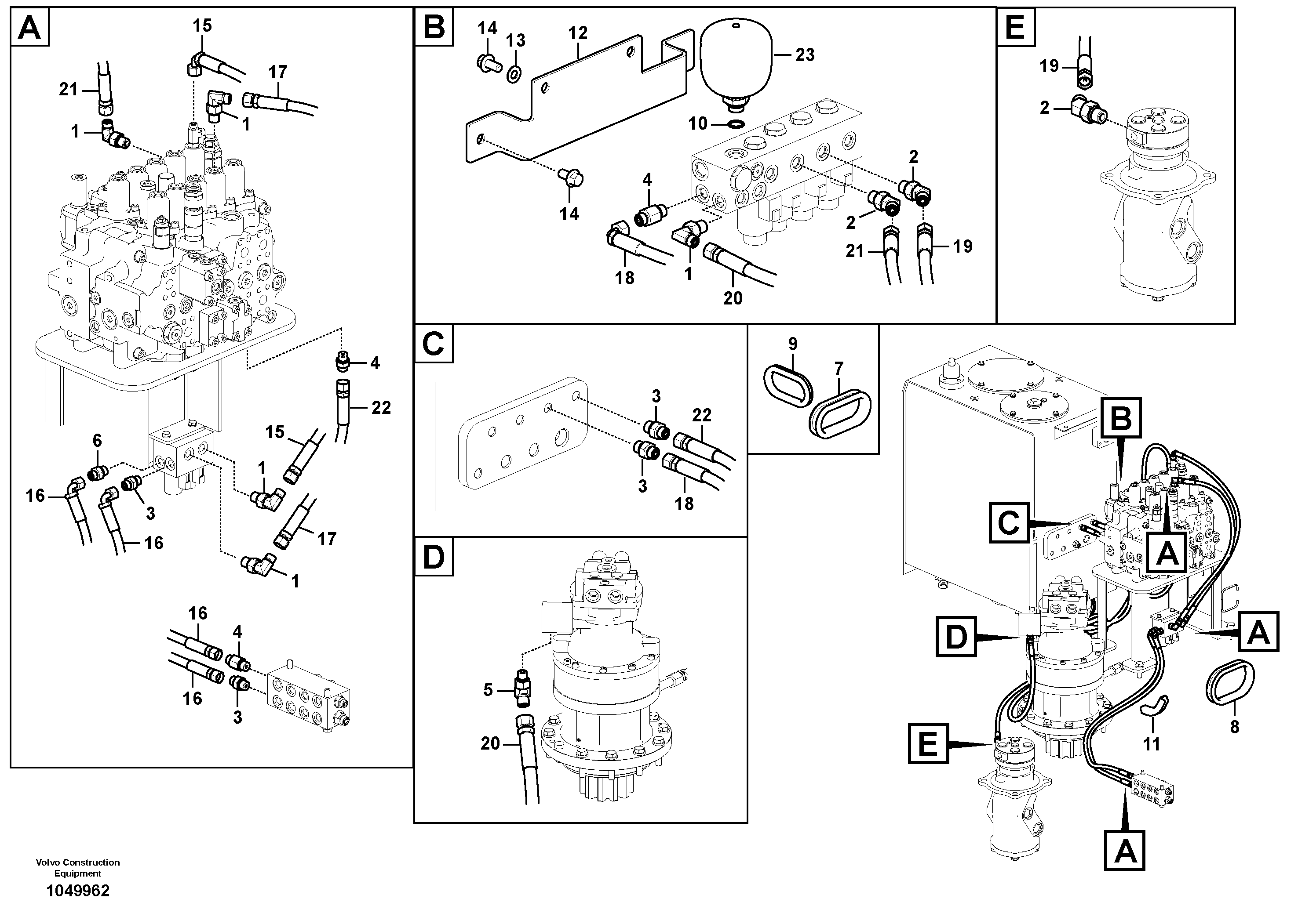 Seat frame VOE14683061 VOLVO