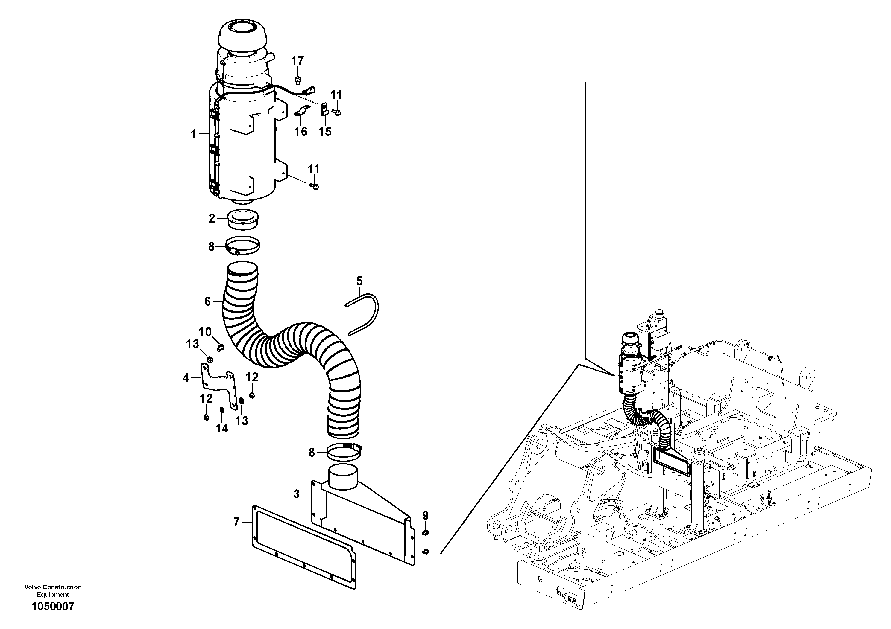 Bracket VOE14692502 VOLVO