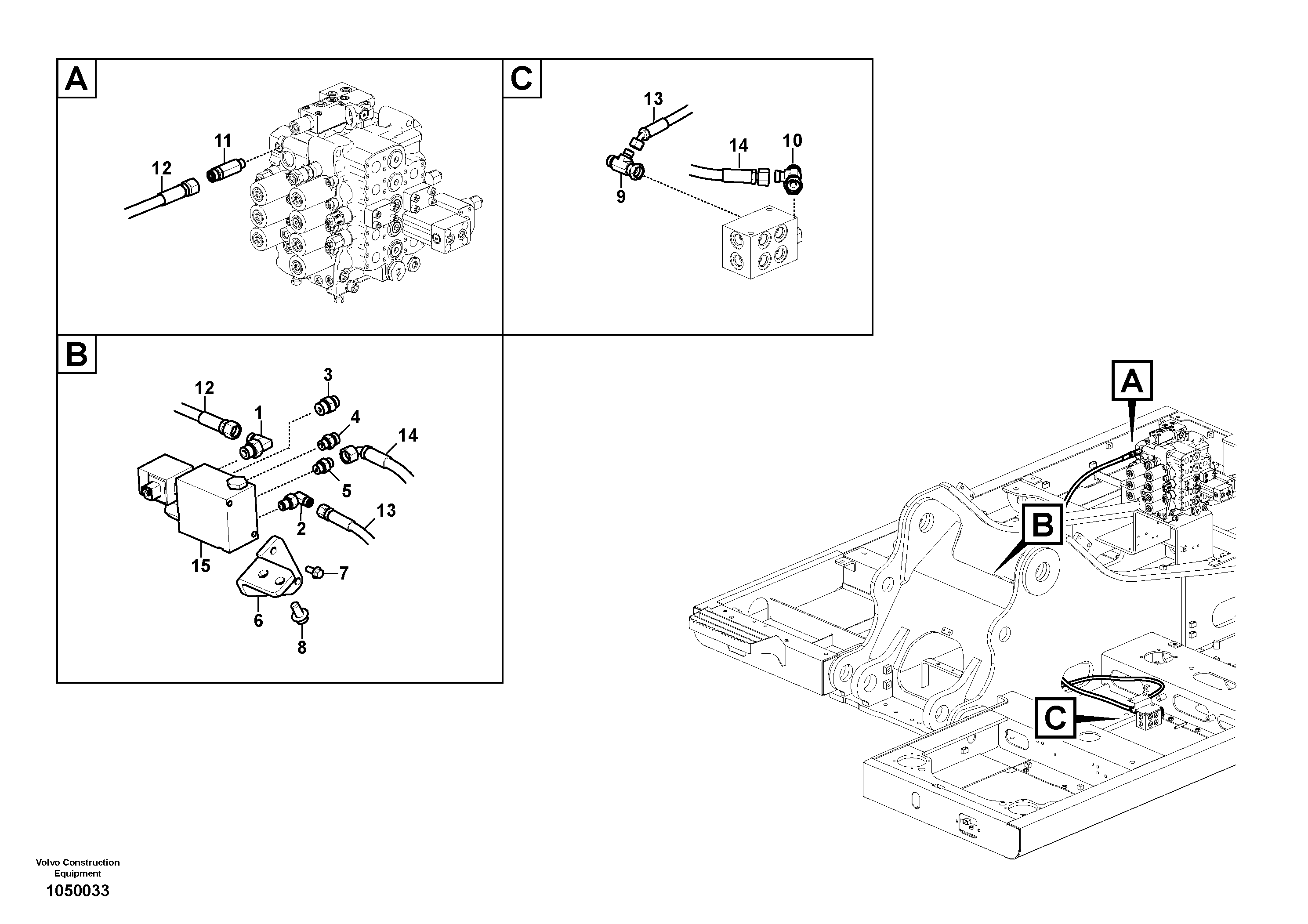 Timing gear casing VOE15800217 VOLVO