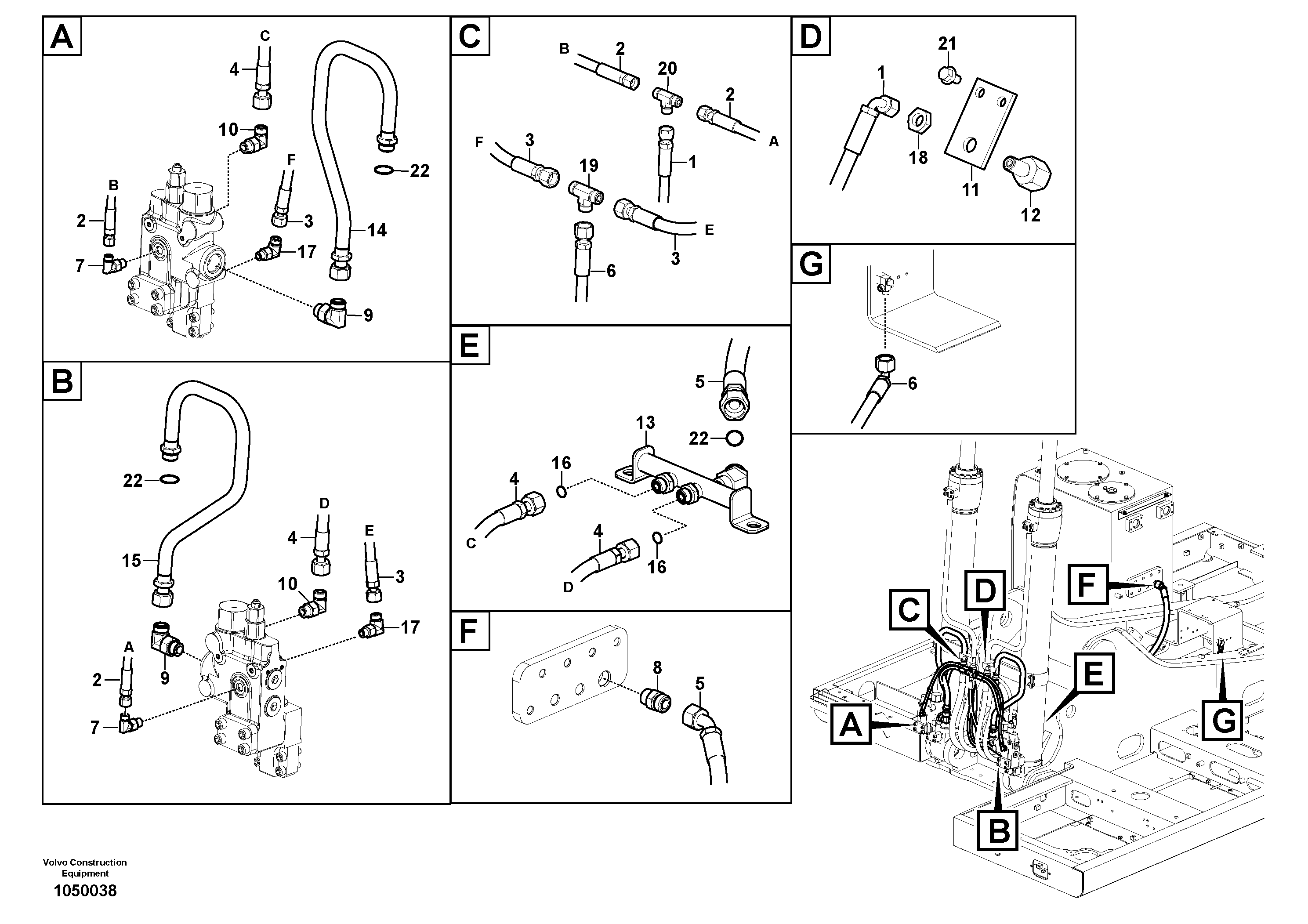 Timing gear casing VOE937663 VOLVO