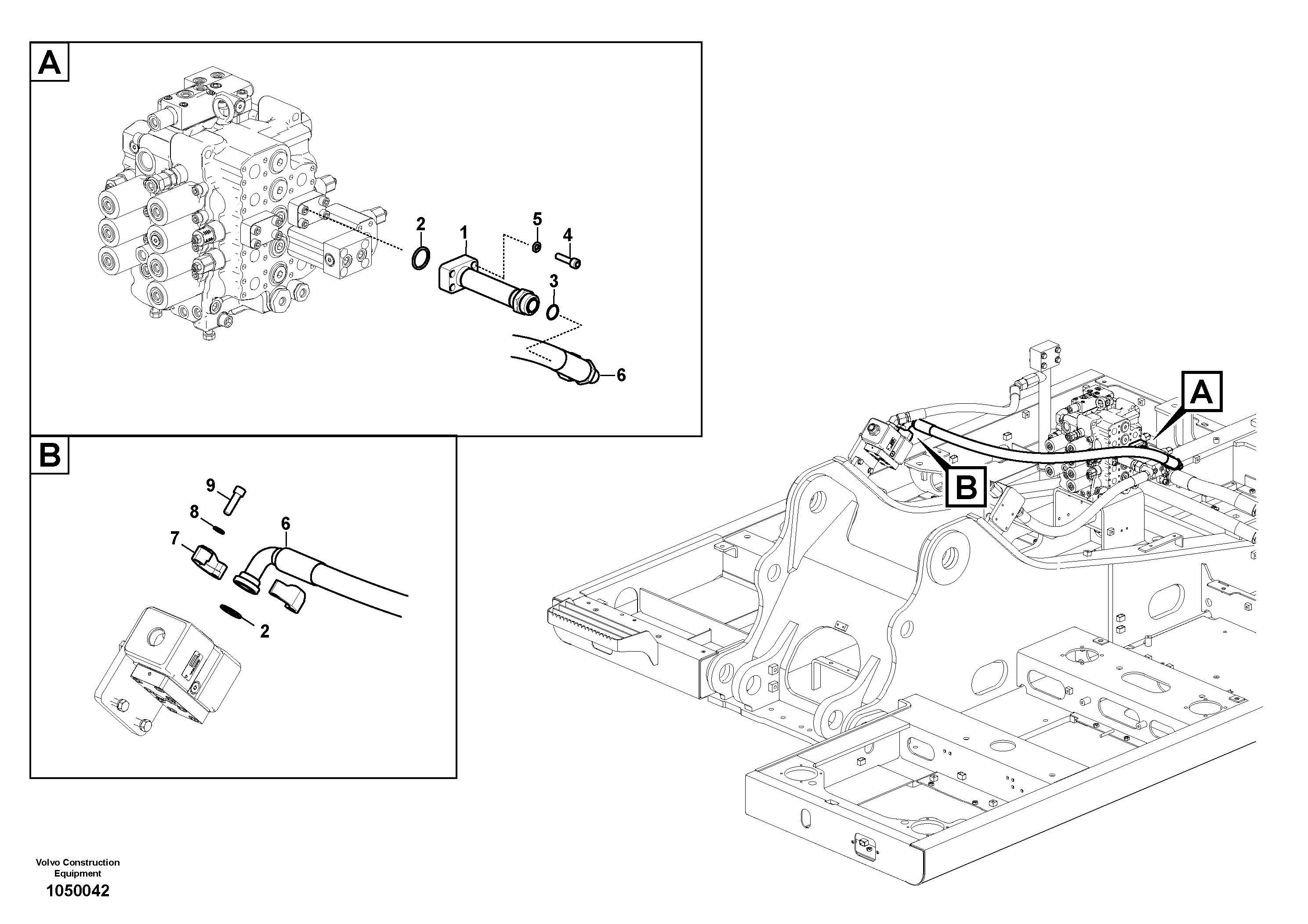 Hose assembly VOE14664503 VOLVO