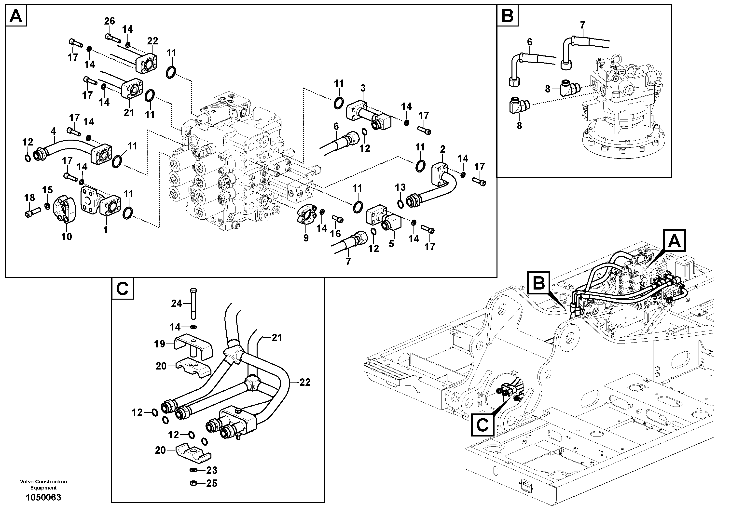 Press. lim. valve VOE14697609 VOLVO