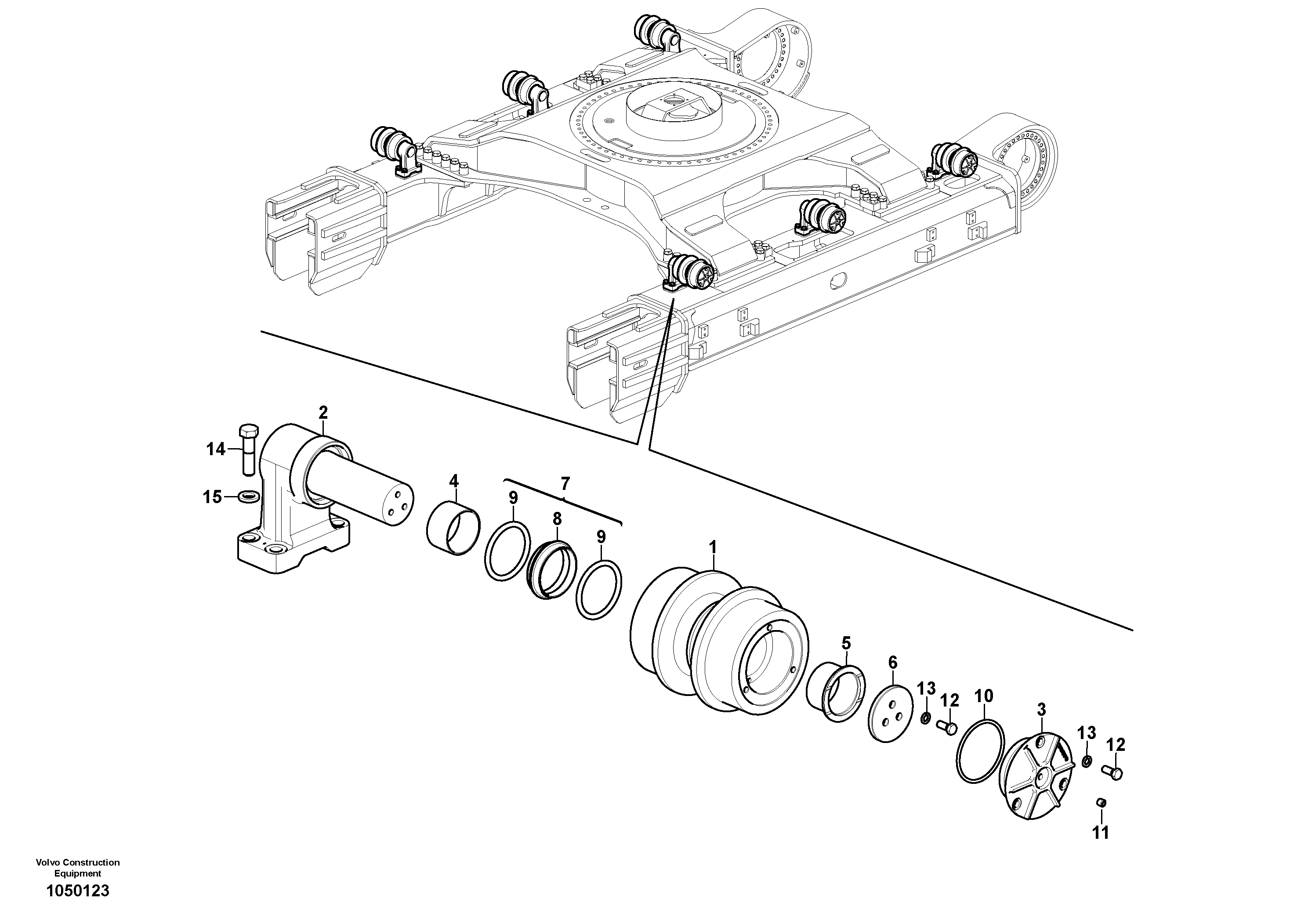 Маслоотражающее кольцо VOE14588332 VOLVO