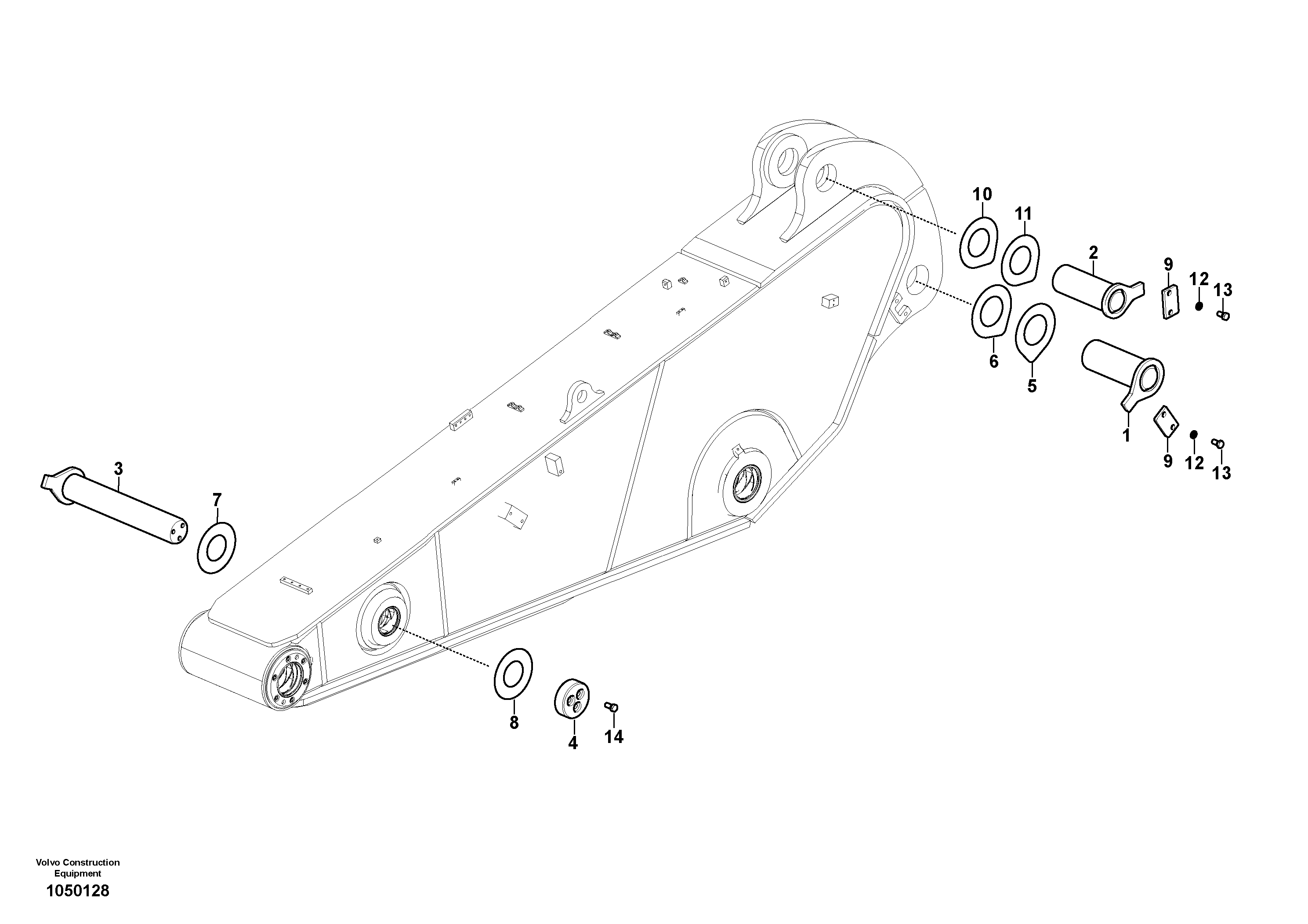 R Window Wiper VOE14680769 VOLVO