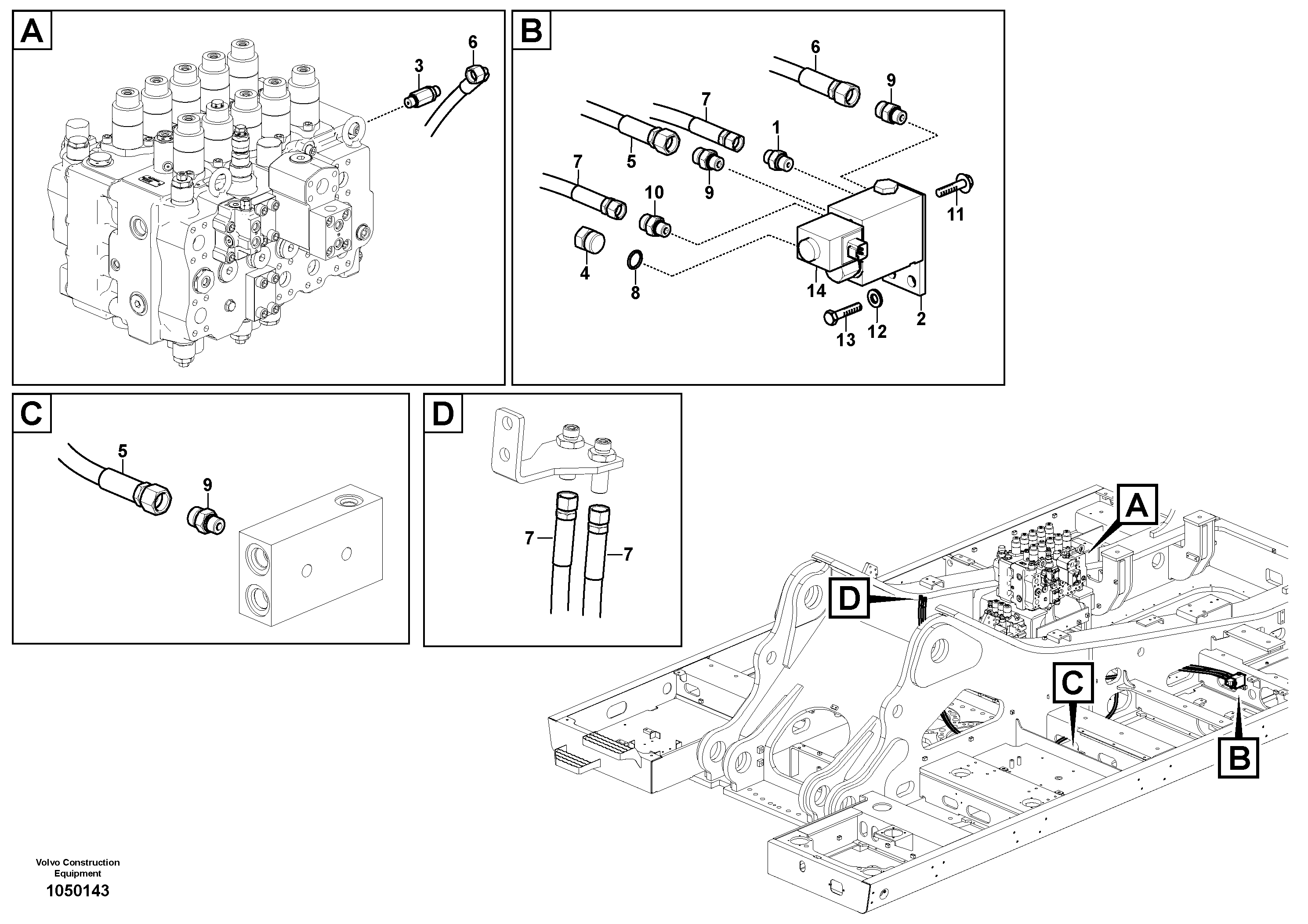 Timing gear casing VOE15080634 VOLVO