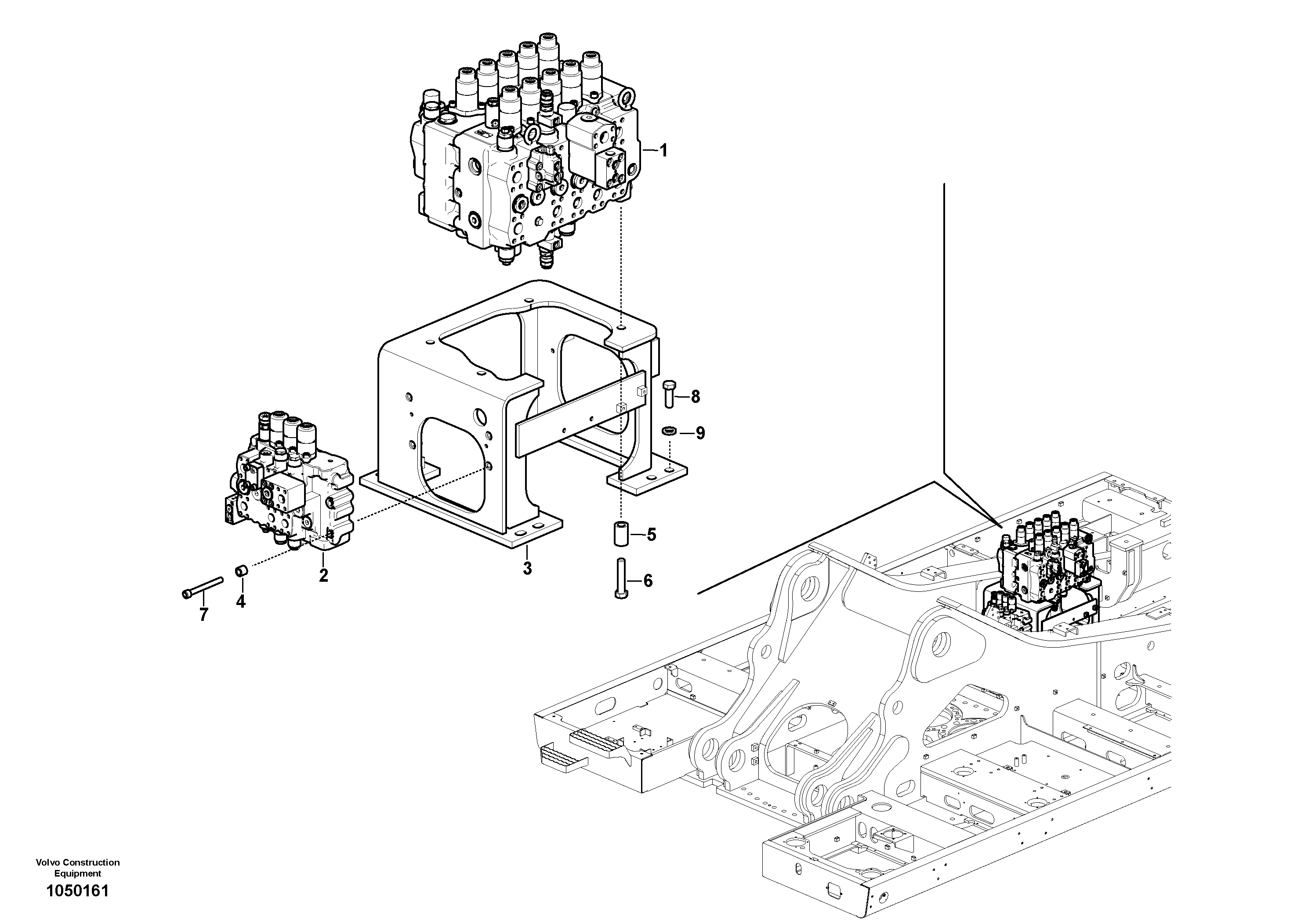 Shaft Guide VOE14747987 VOLVO