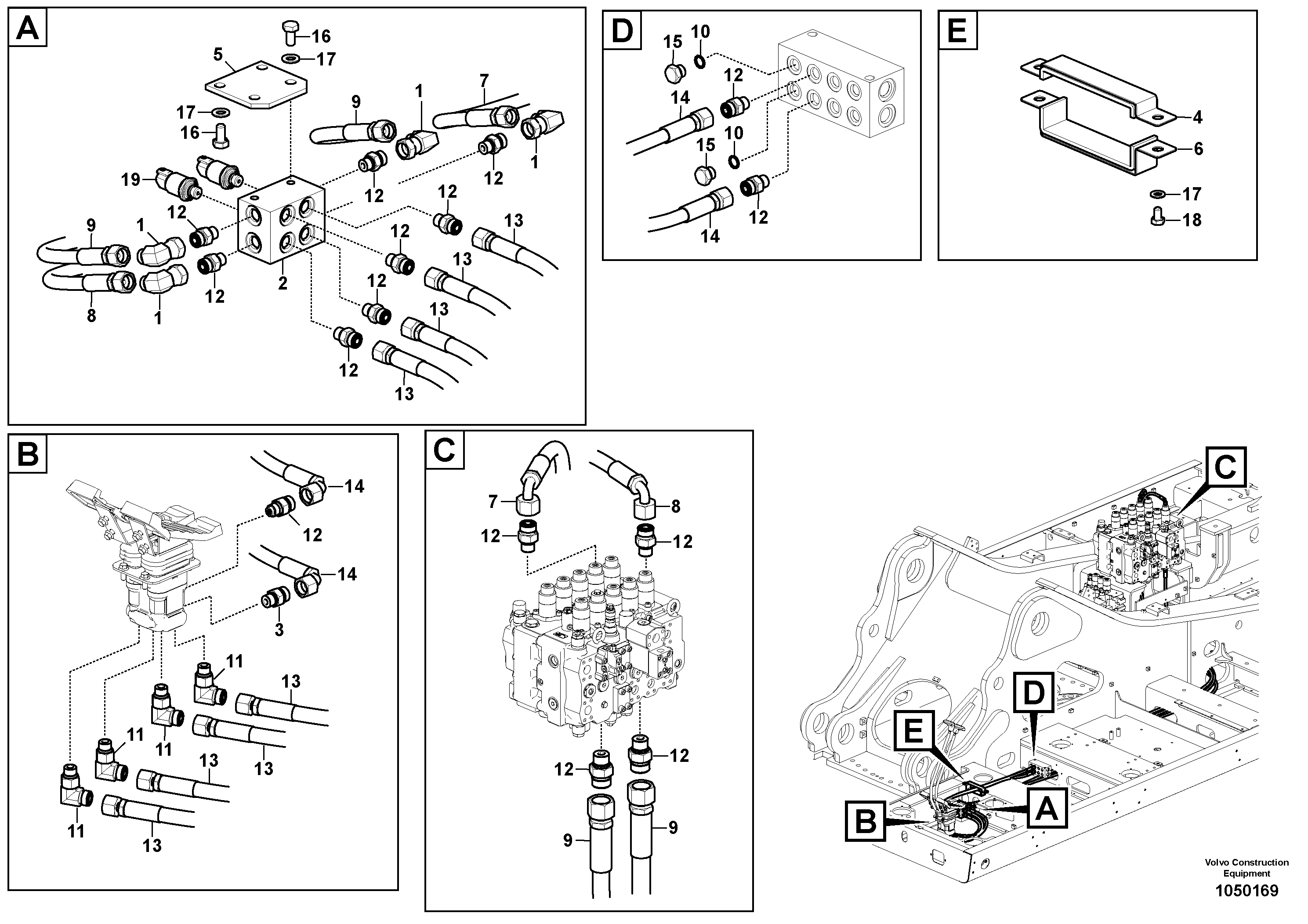 Timing gear casing VOE15800936 VOLVO