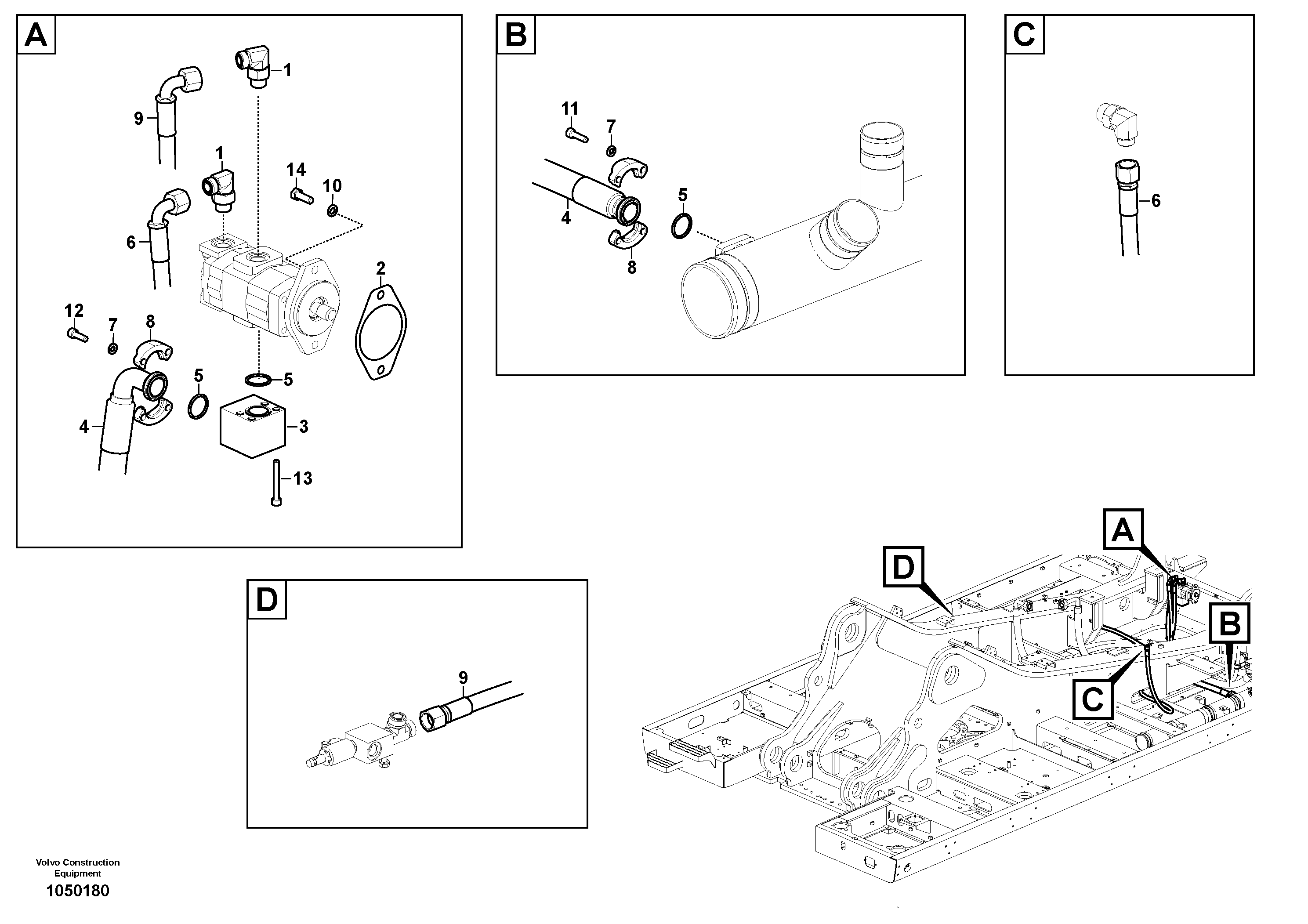 Timing gear casing VOE936679 VOLVO