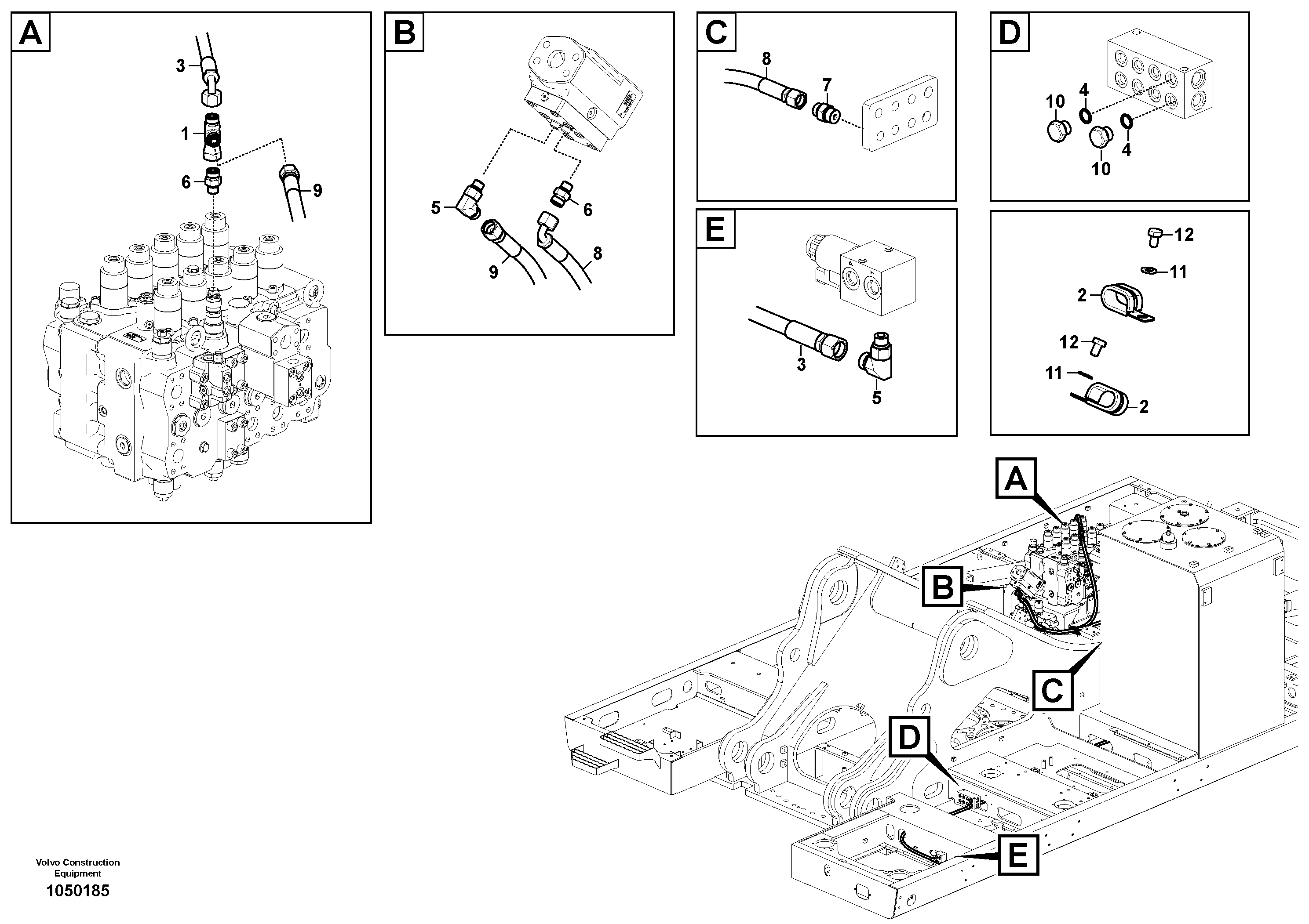 Timing gear casing VOE15800941 VOLVO