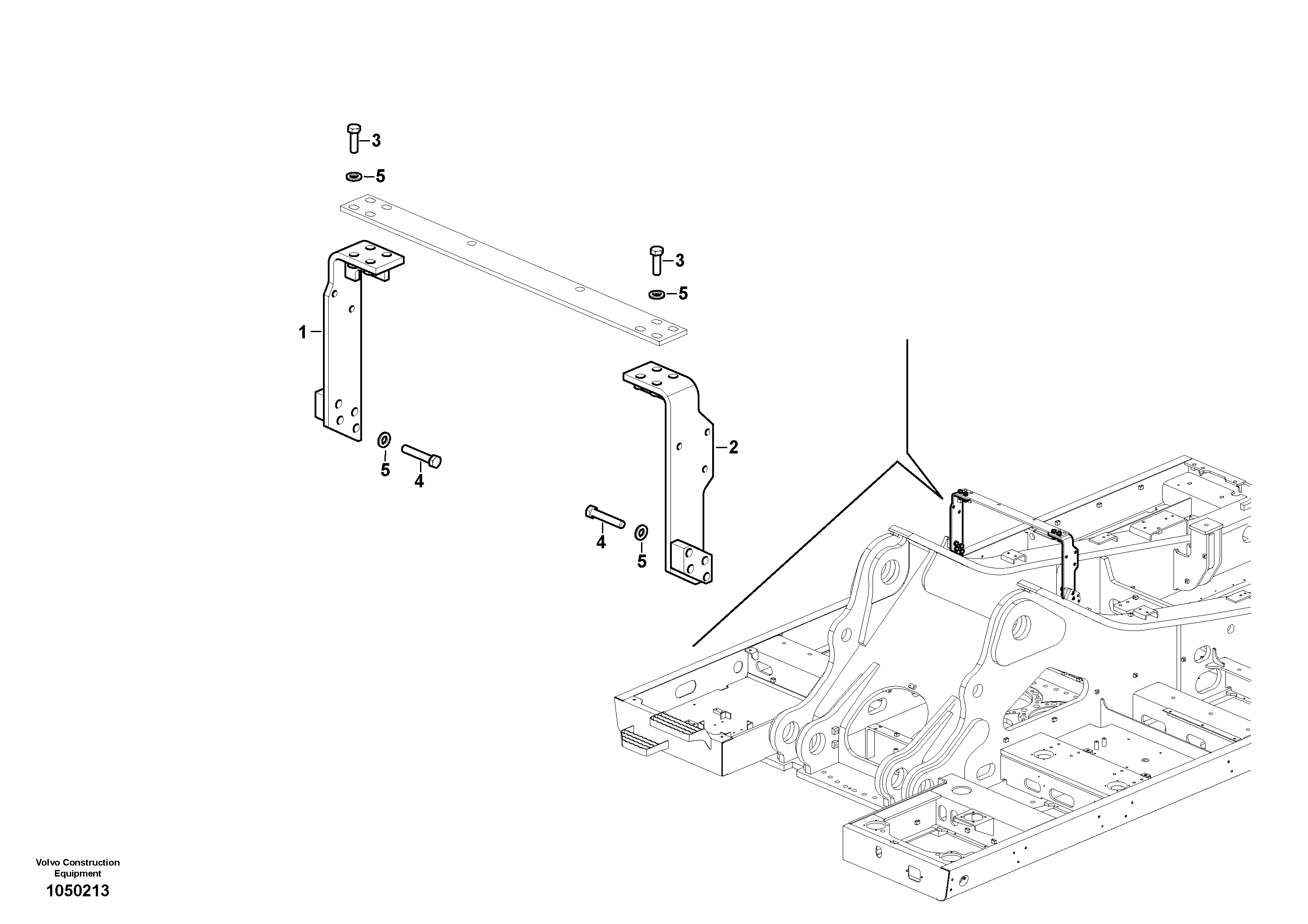 Seat frame VOE14674366 VOLVO