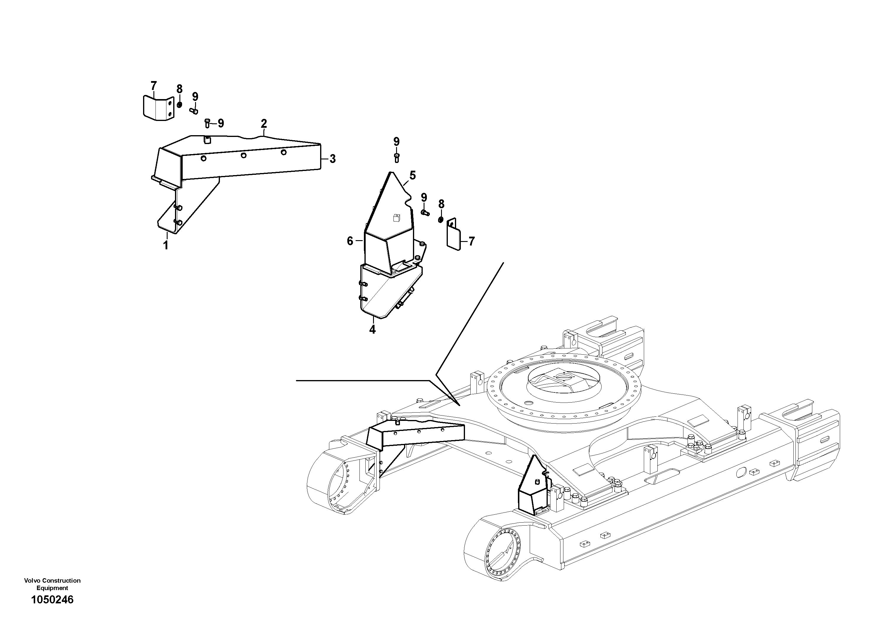 Bracket VOE14625552 VOLVO