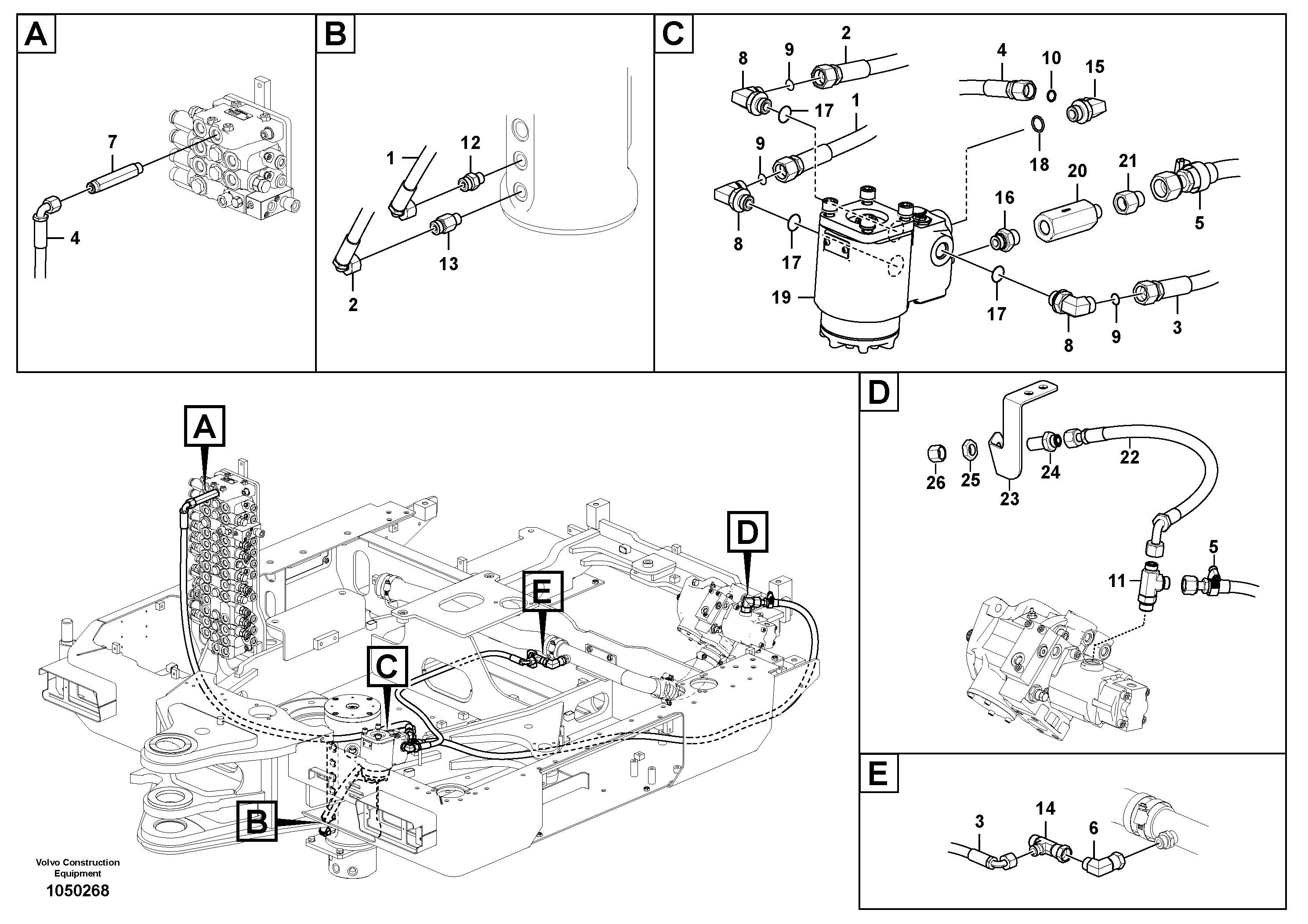 Timing gear casing VOE14701918 VOLVO