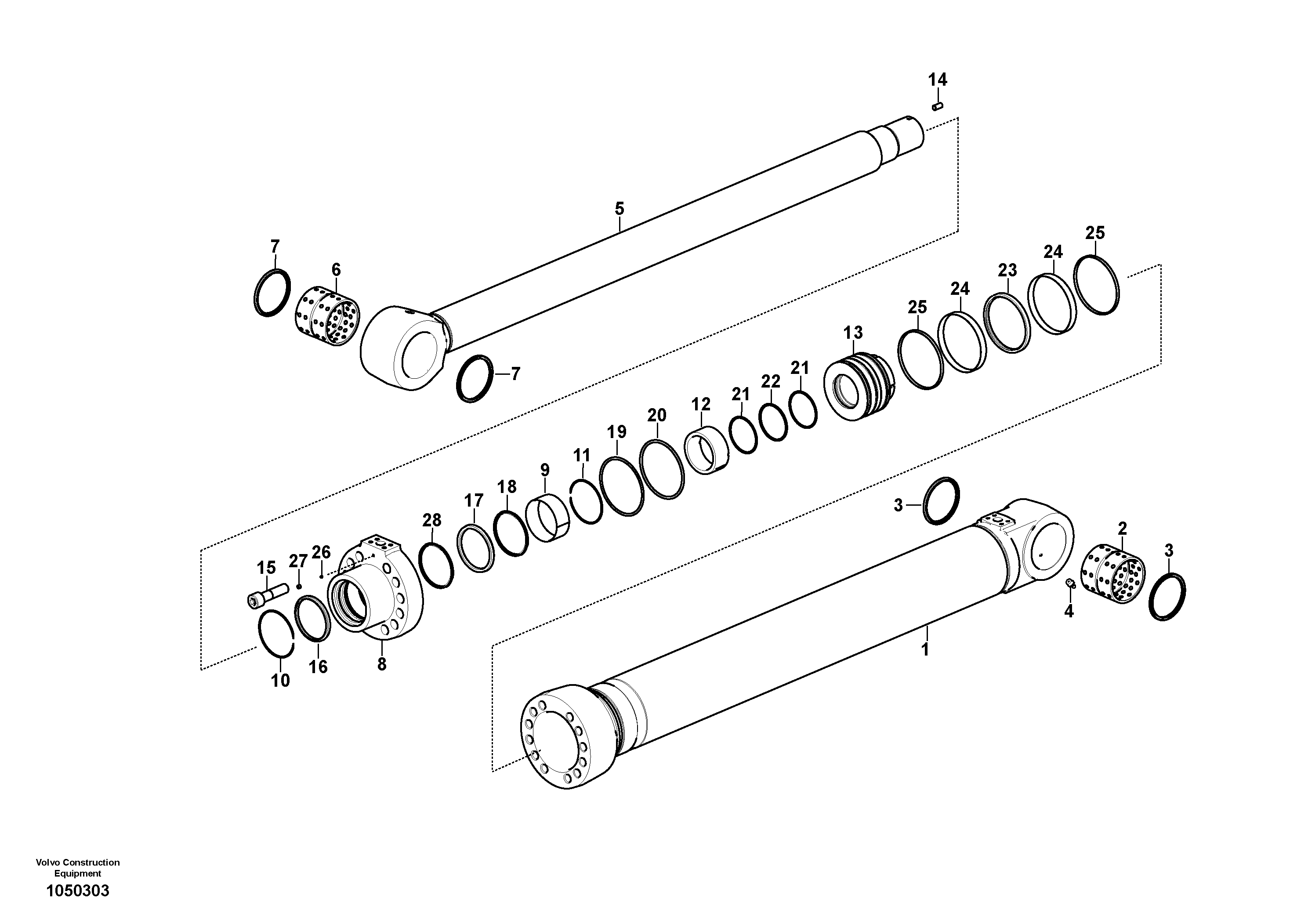 Cylinder VOE14713690 VOLVO