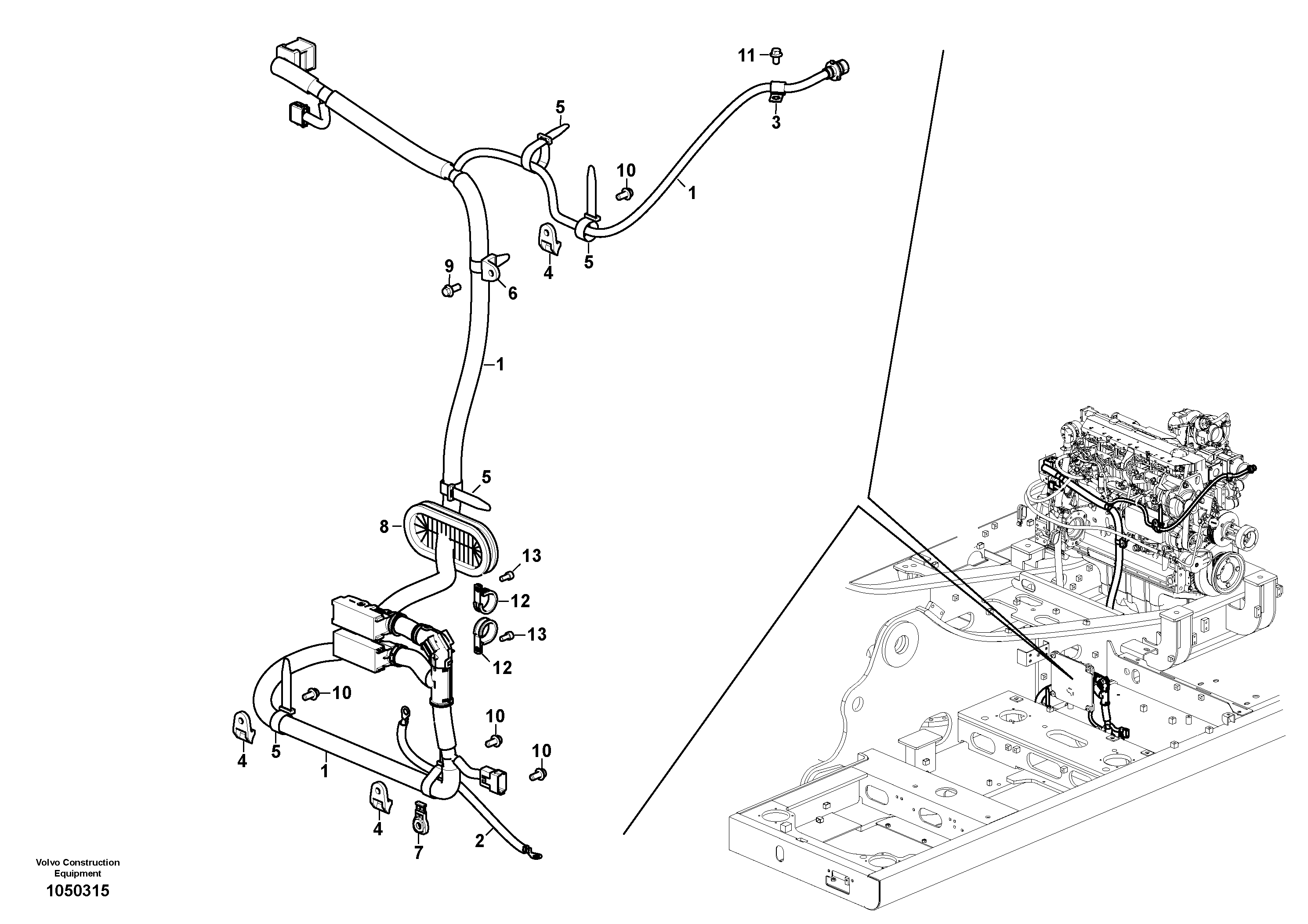 Support Leg VOE14718686 VOLVO