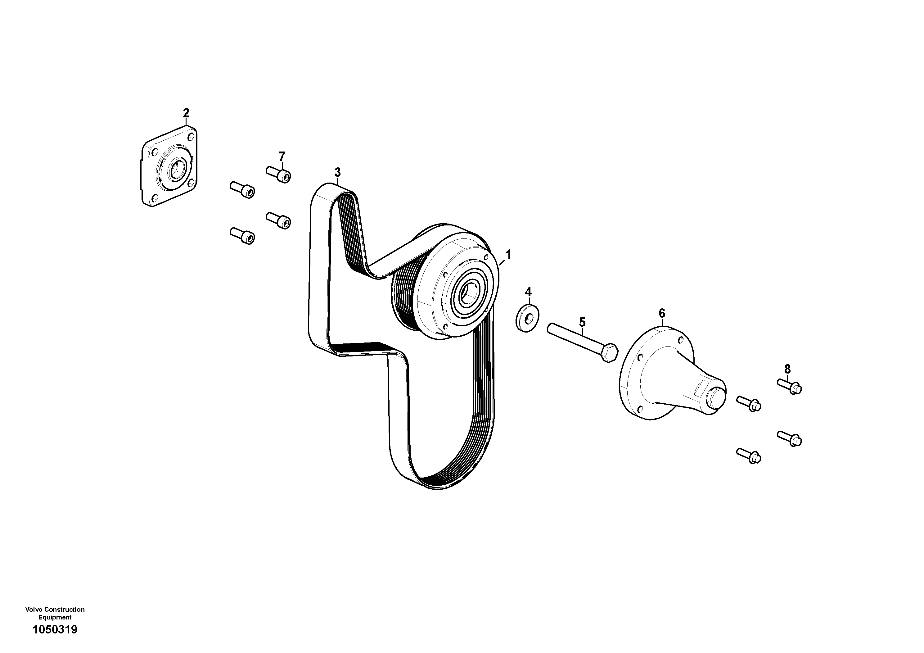 Snap Ring VOE21868121 VOLVO