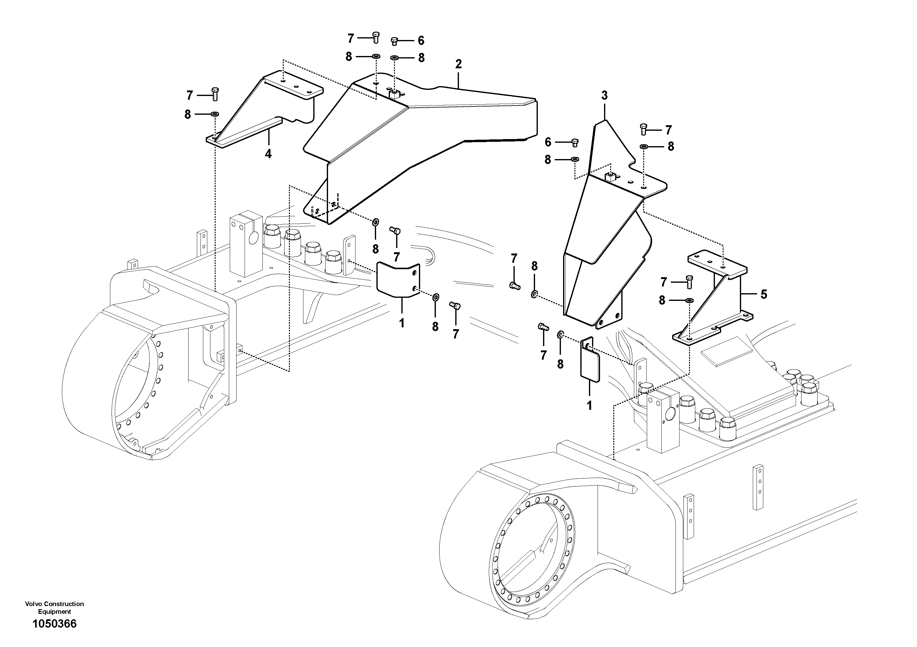 Mounting rail VOE997976 VOLVO