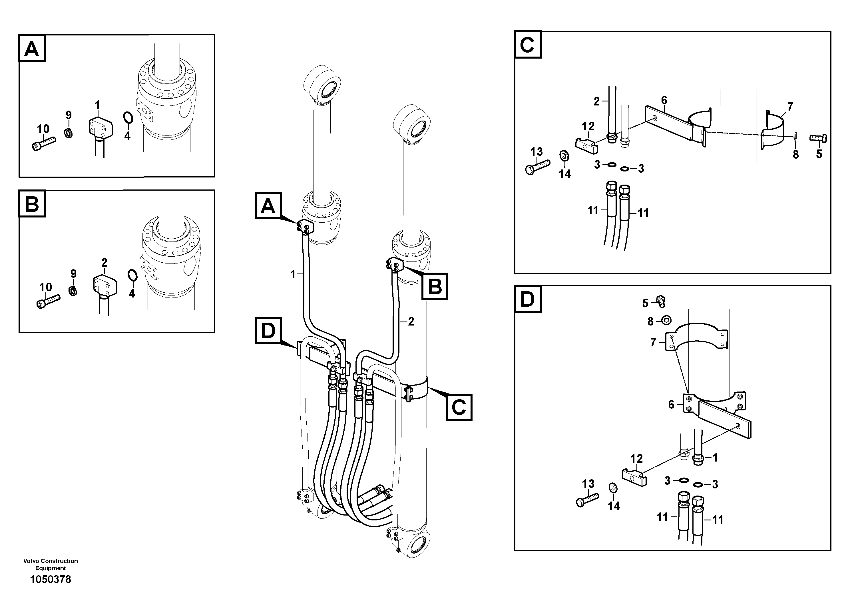 Timing gear casing VOE14710622 VOLVO