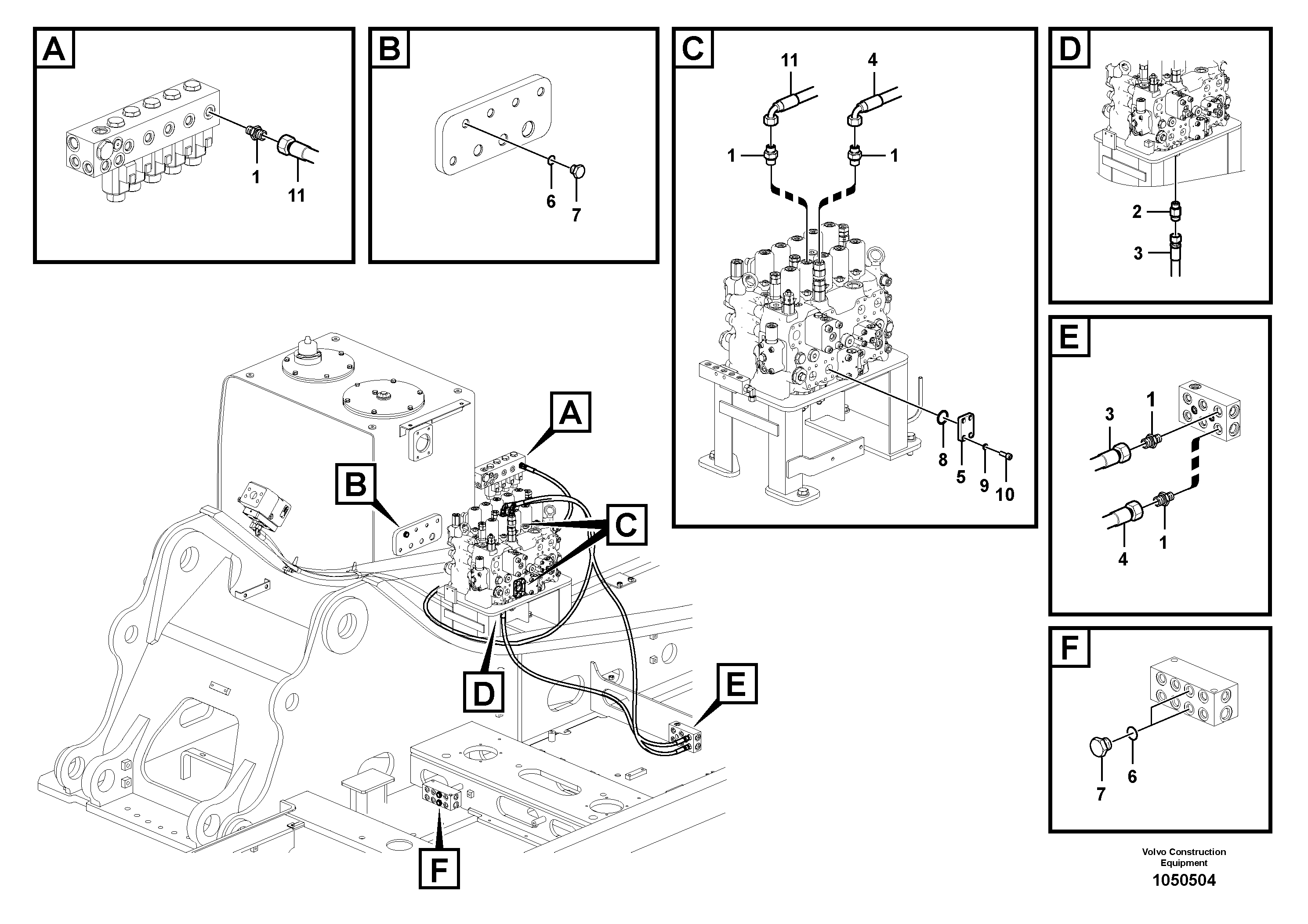 Timing gear casing VOE15175249 VOLVO