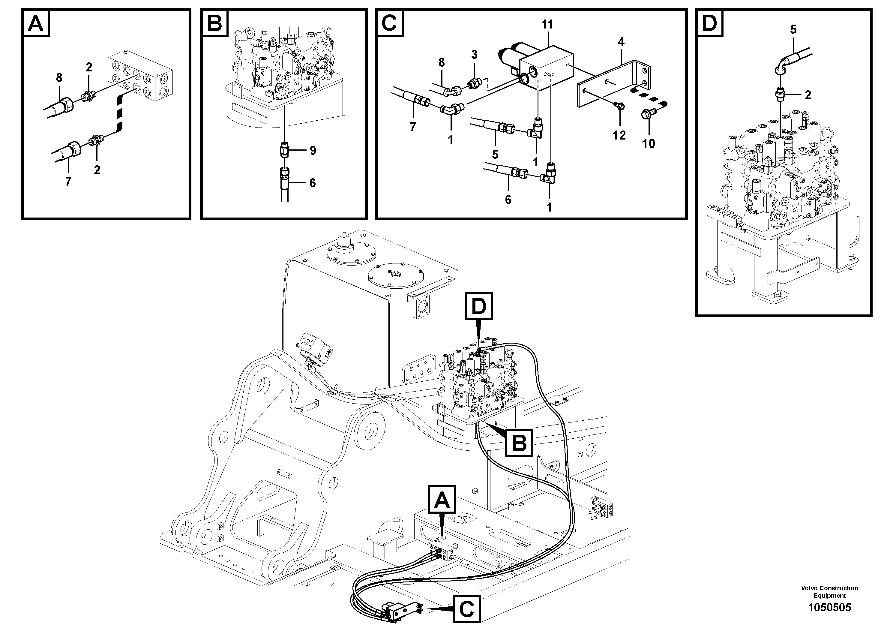 Timing gear casing VOE15038170 VOLVO