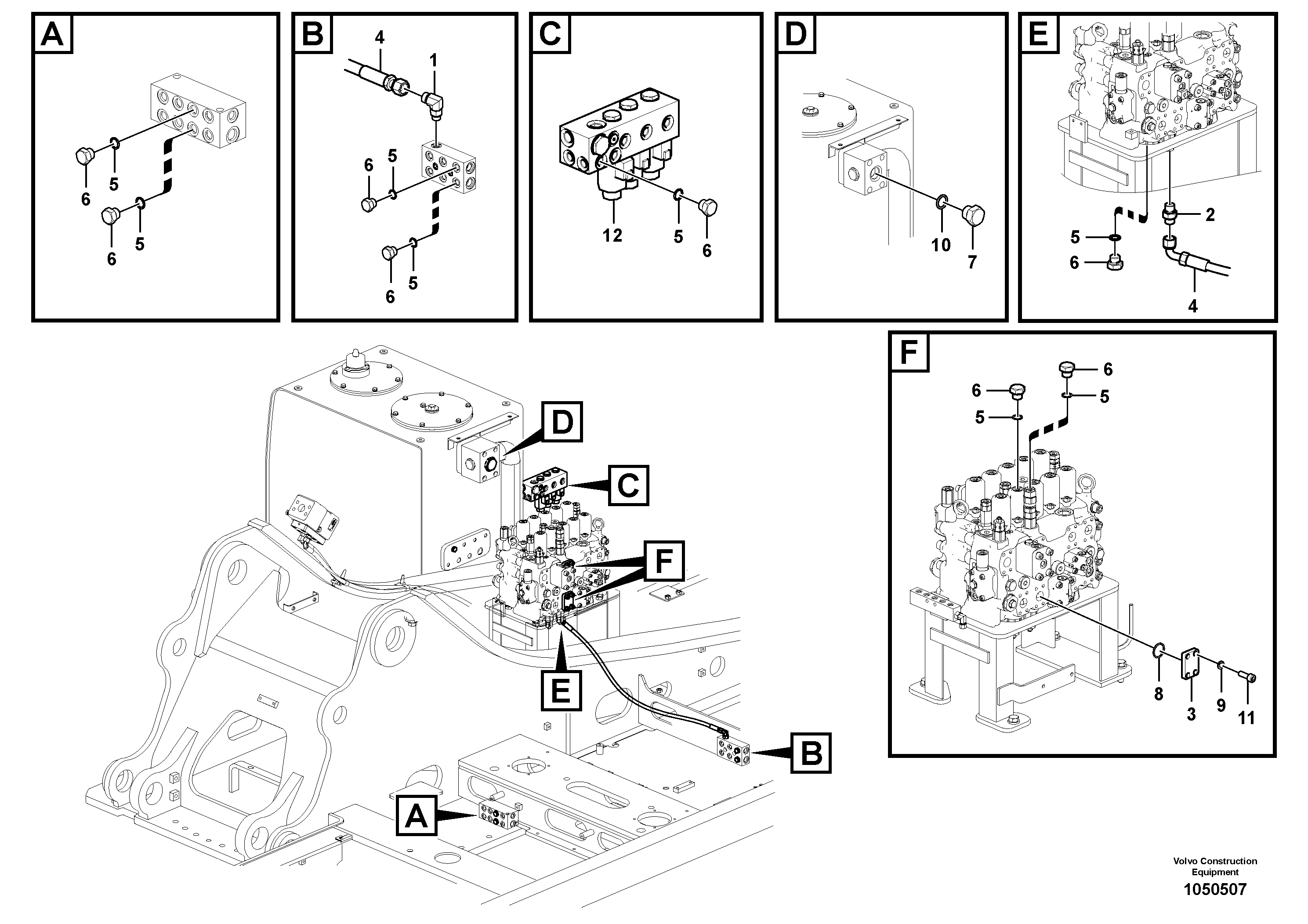 Timing gear casing TEL/VOE15005654 VOLVO