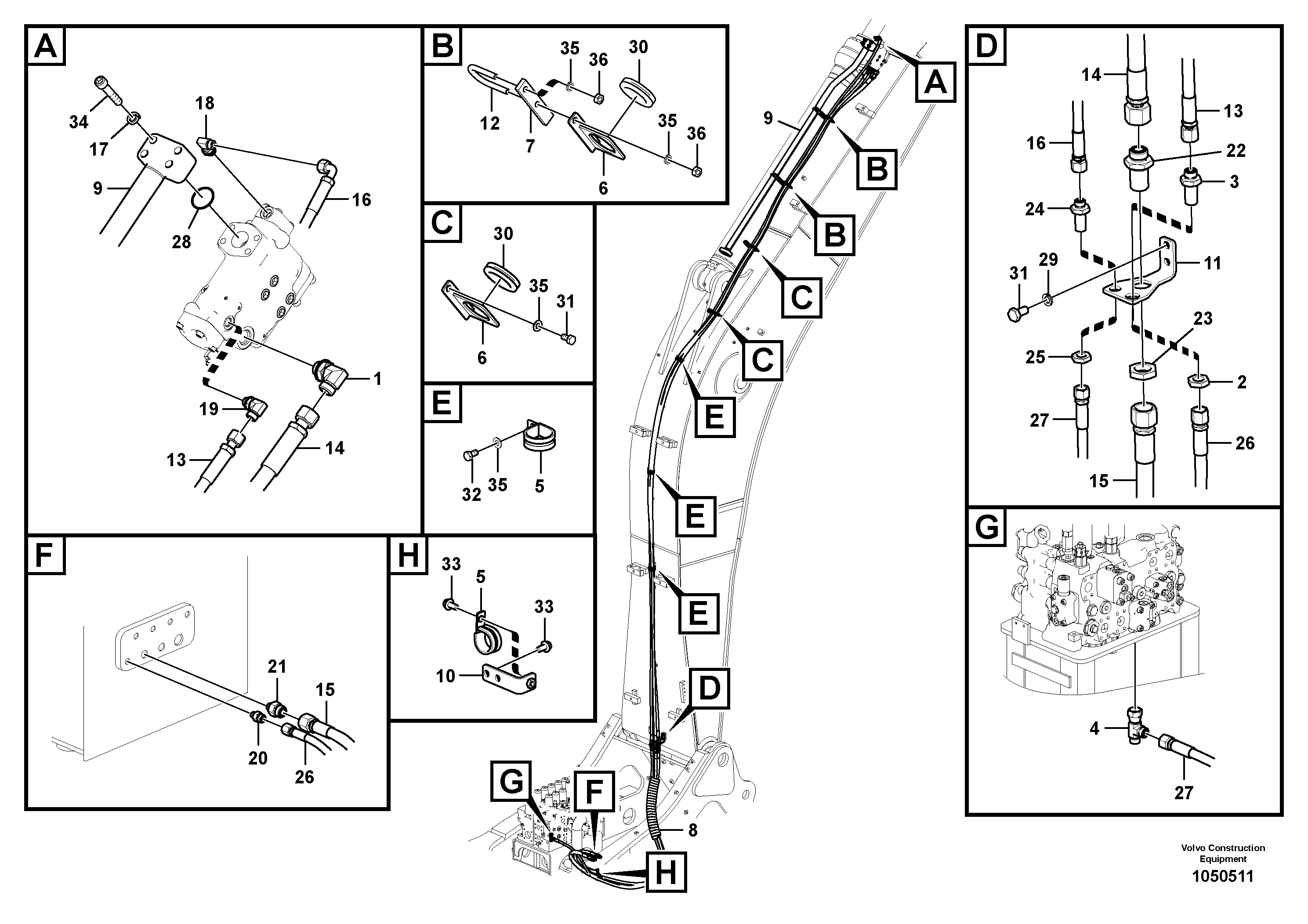 Timing gear casing VOE937562 VOLVO