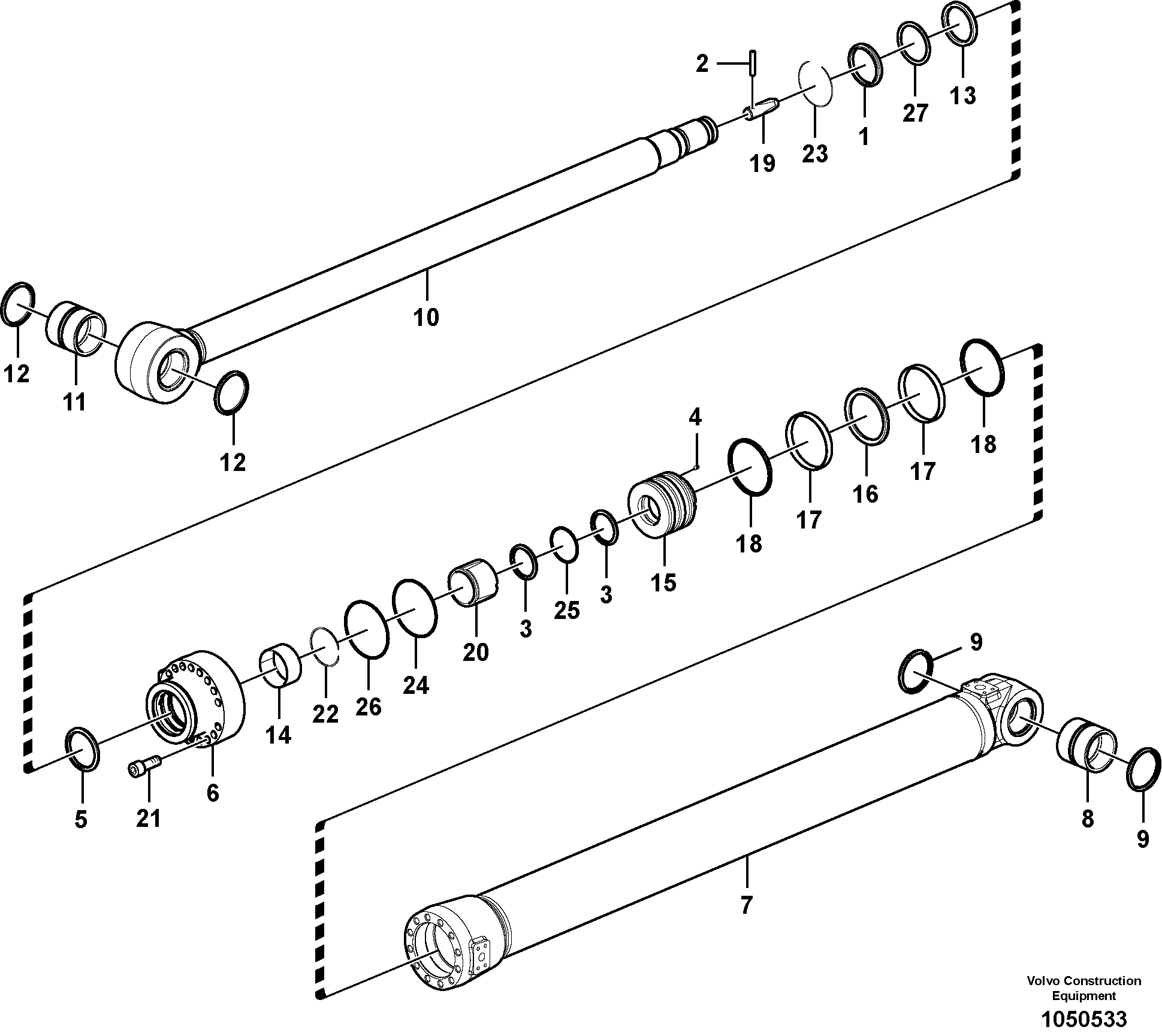 Disc wheel - ET 29.5 VOE14640503 VOLVO