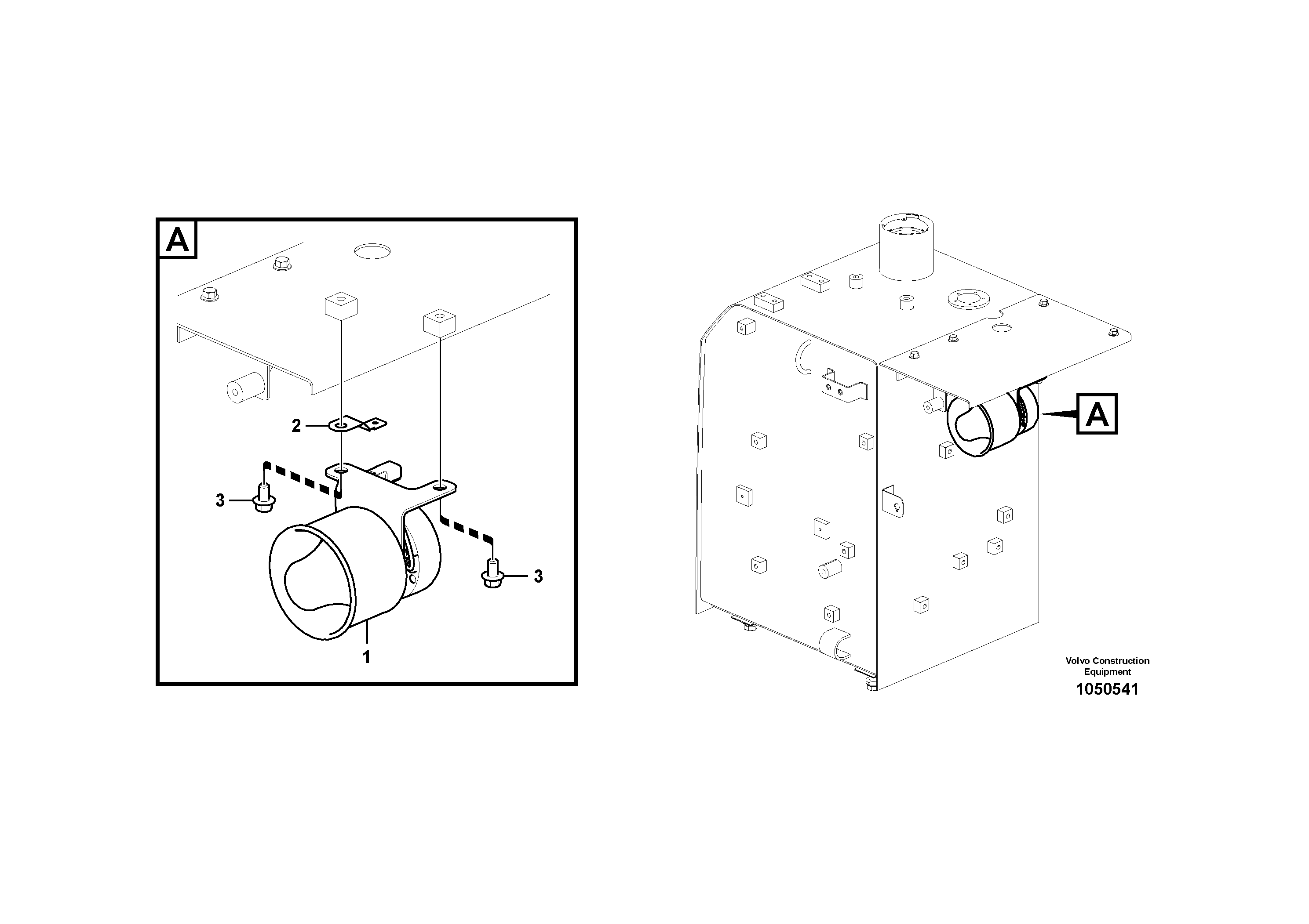 Pivot bearing VOE14667009 VOLVO