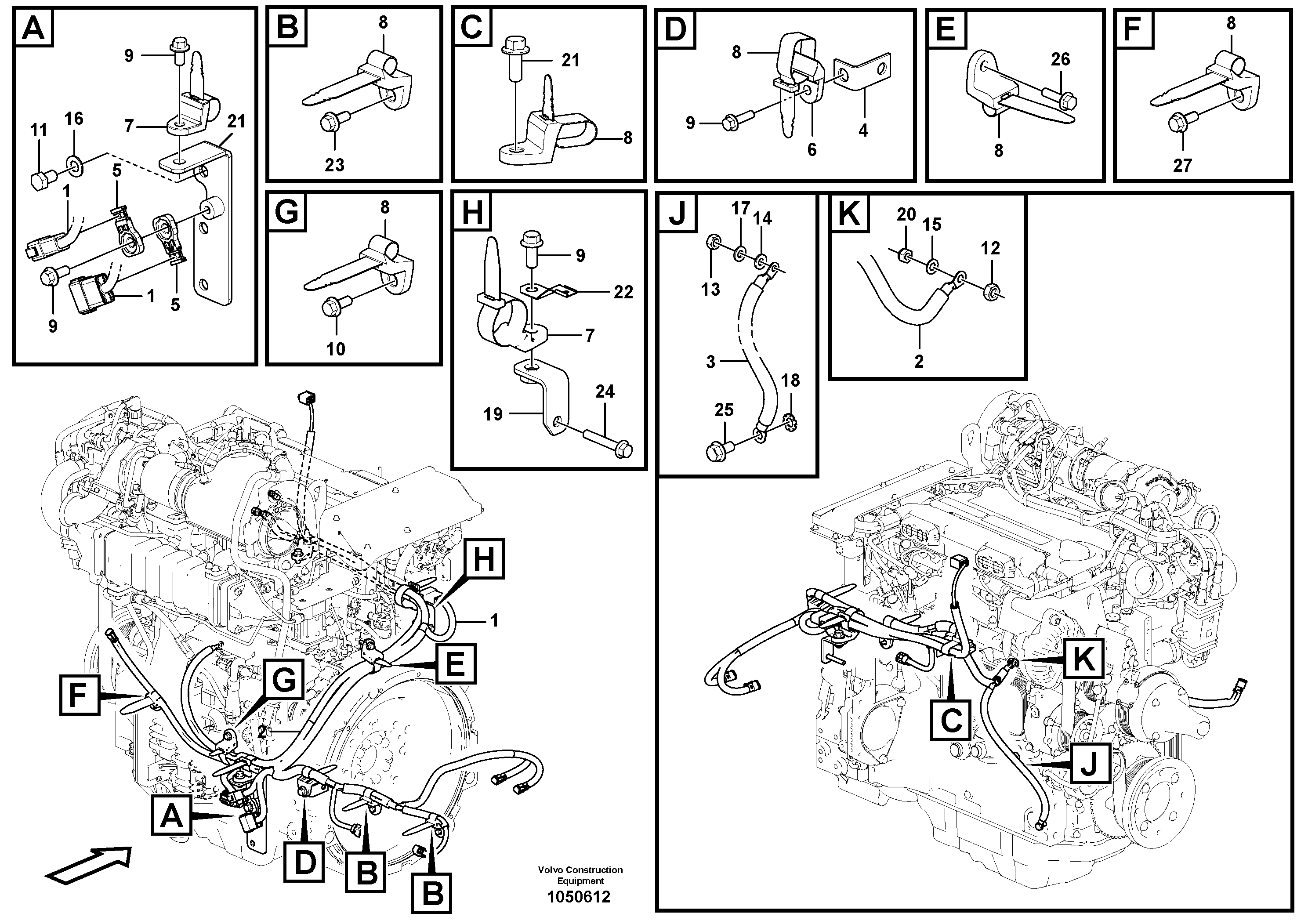 Support Leg VOE14693370 VOLVO