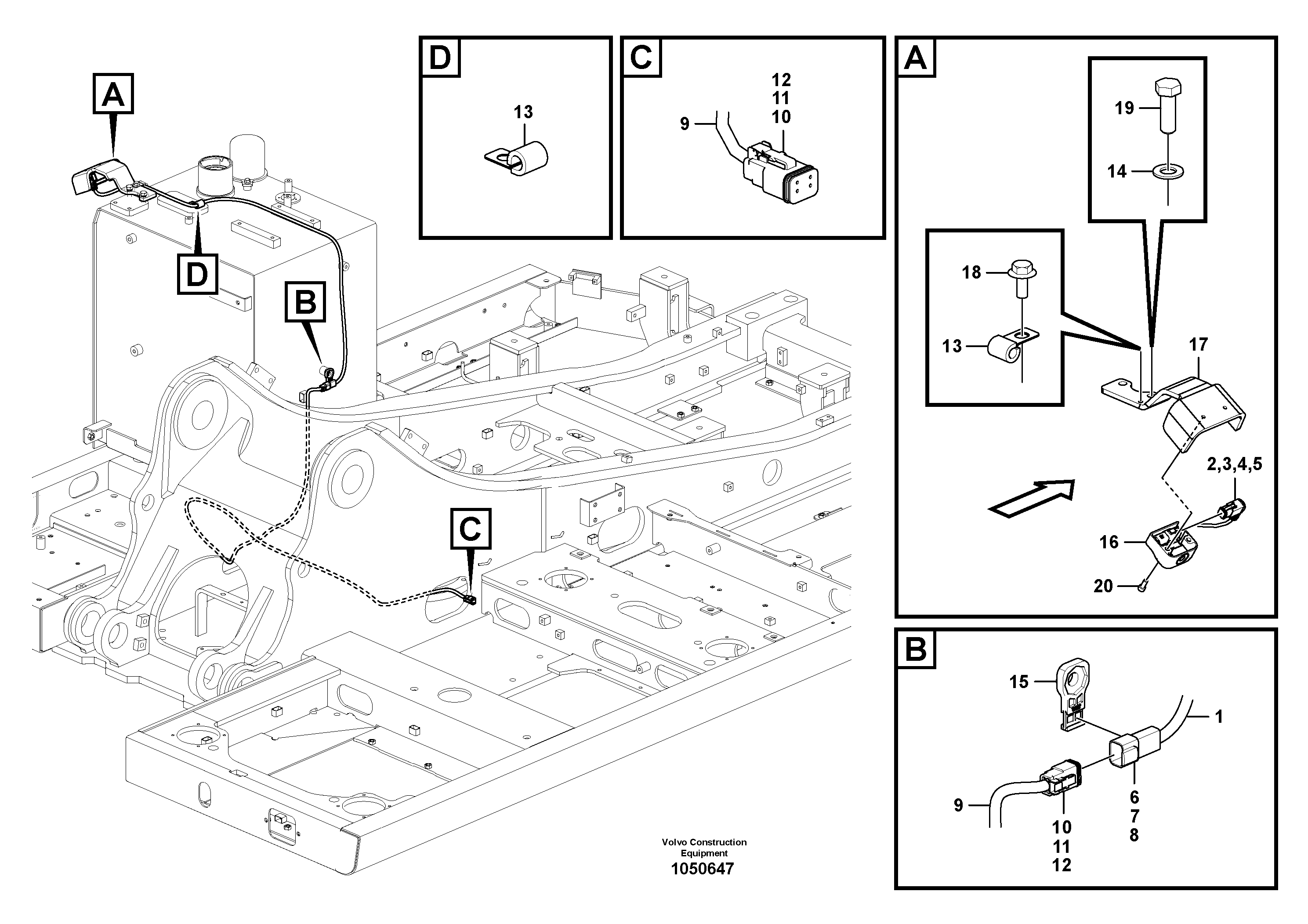 Support Leg RM/VOE14694863 VOLVO