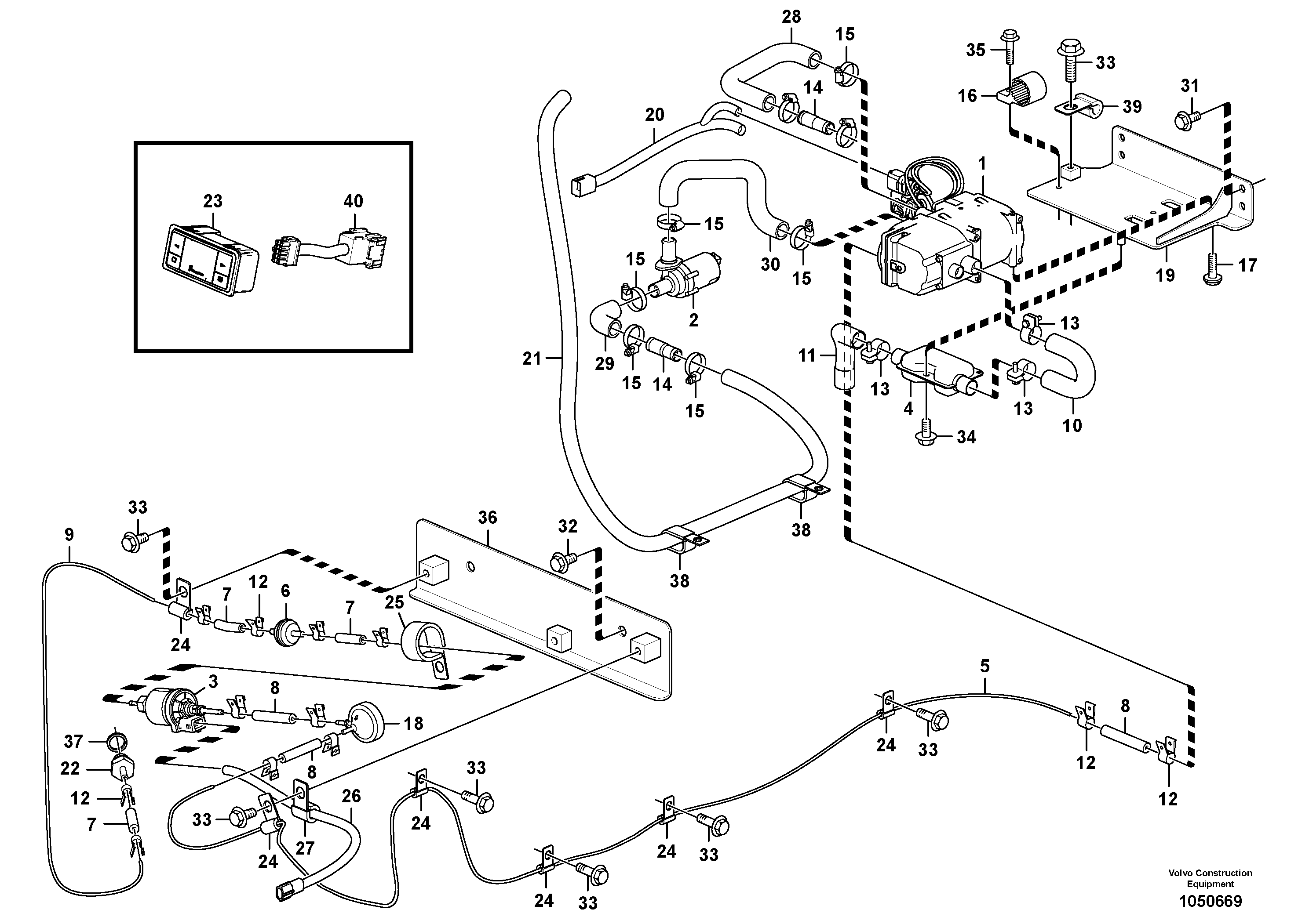 Seat frame VOE14685083 VOLVO