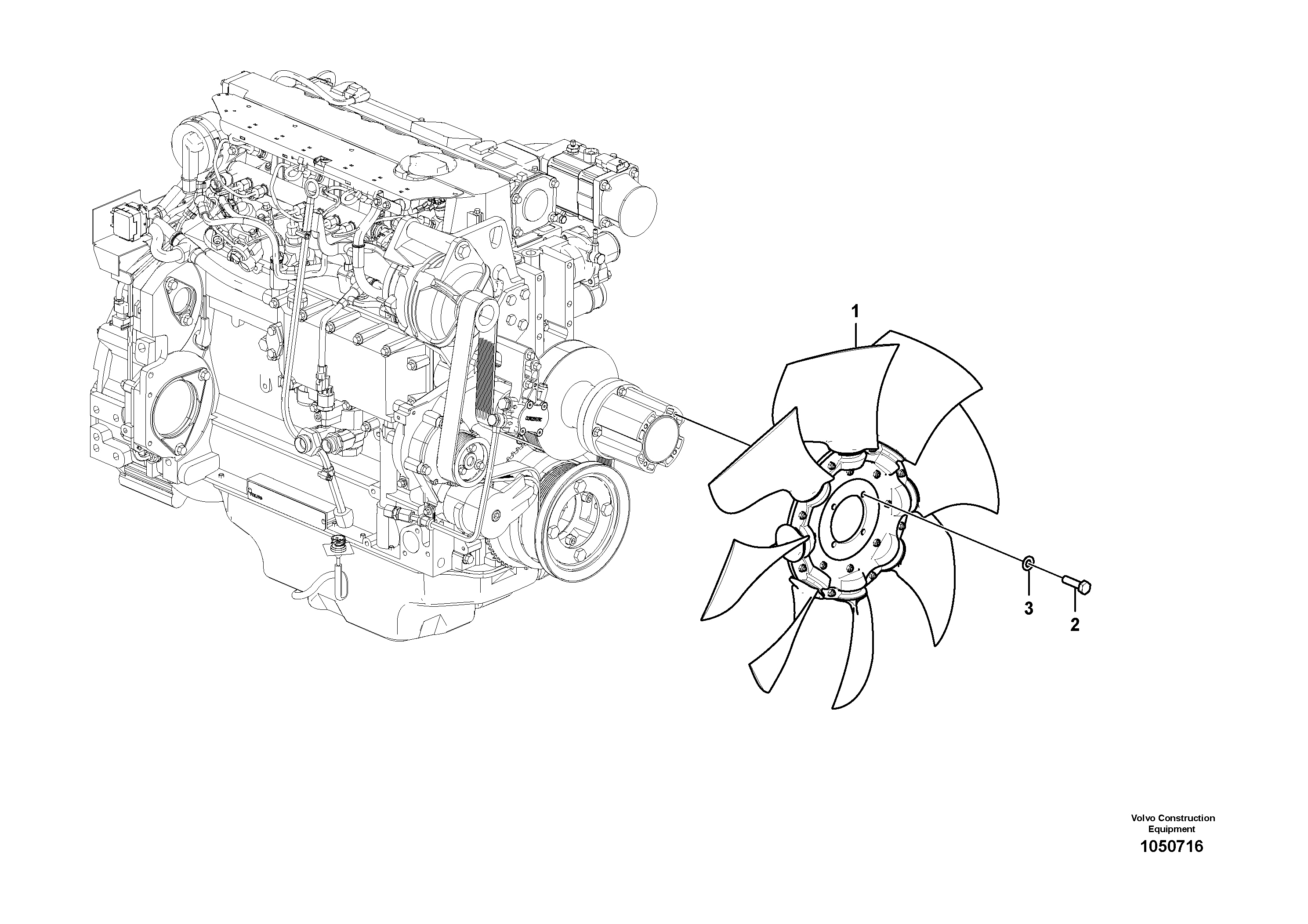 Extension pipe VOE14704861 VOLVO
