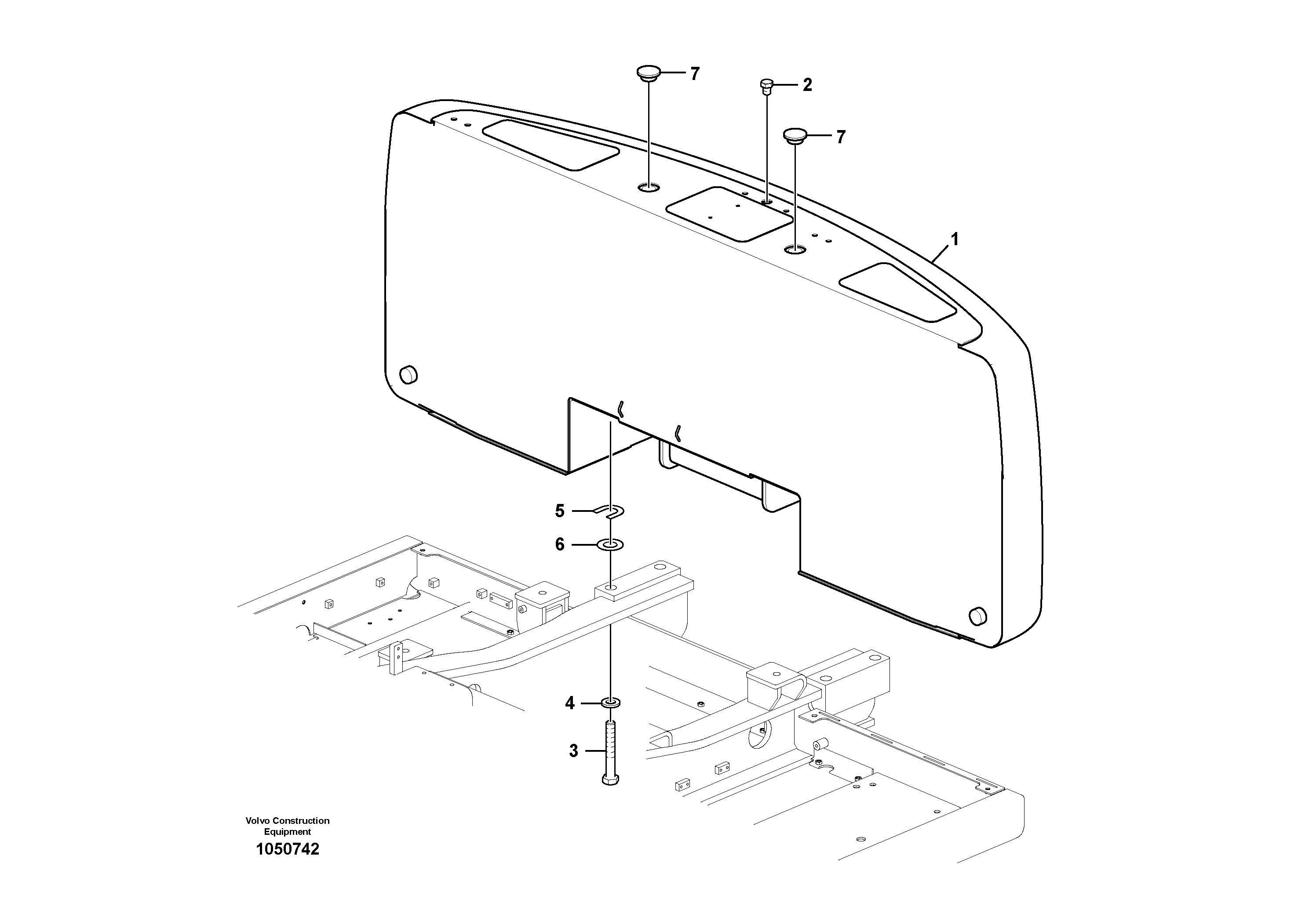Counterweight VOE14718945 VOLVO