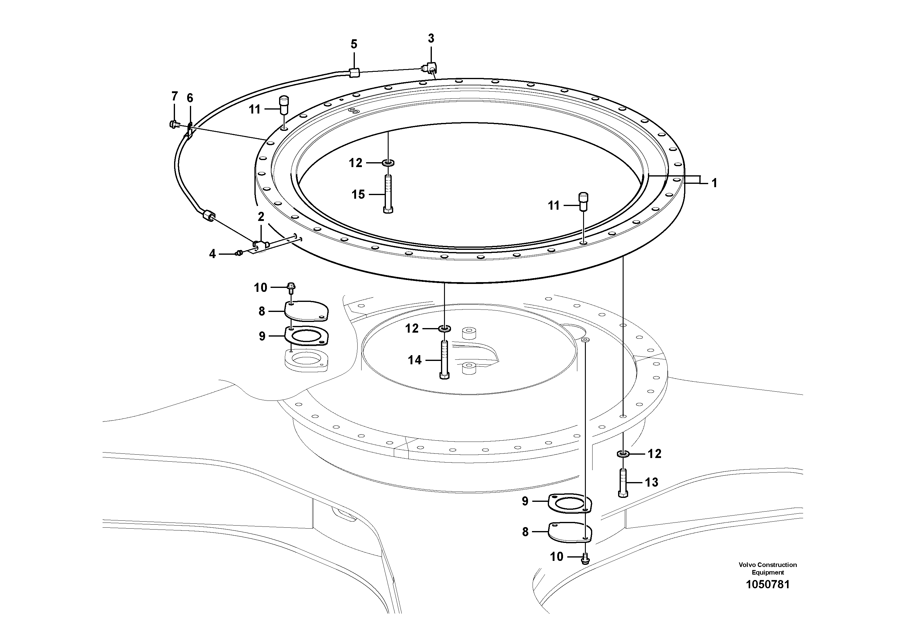 Insulating plate VOE14674331 VOLVO