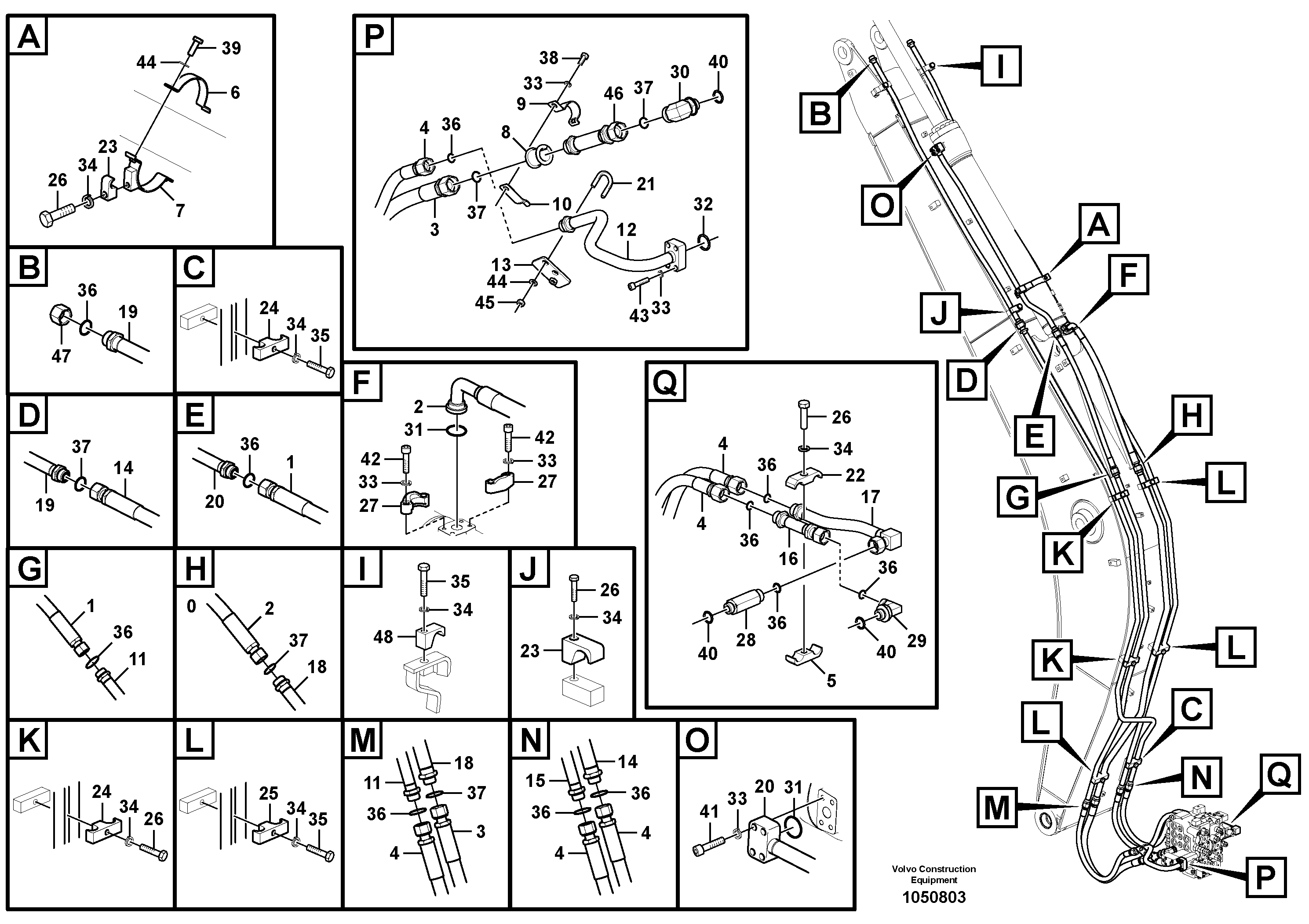 Seat frame VOE14701079 VOLVO