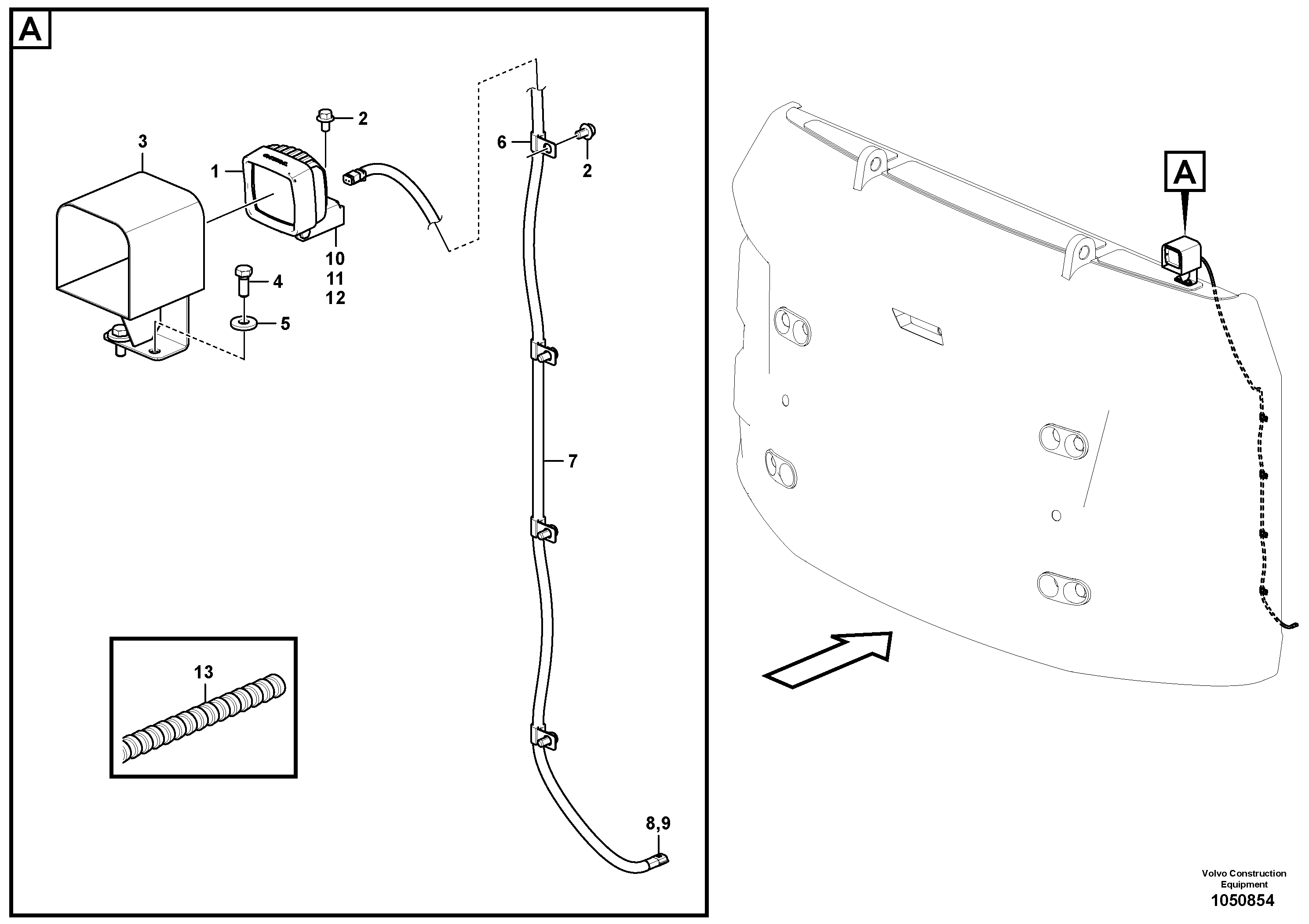 Seat frame VOE14657270 VOLVO