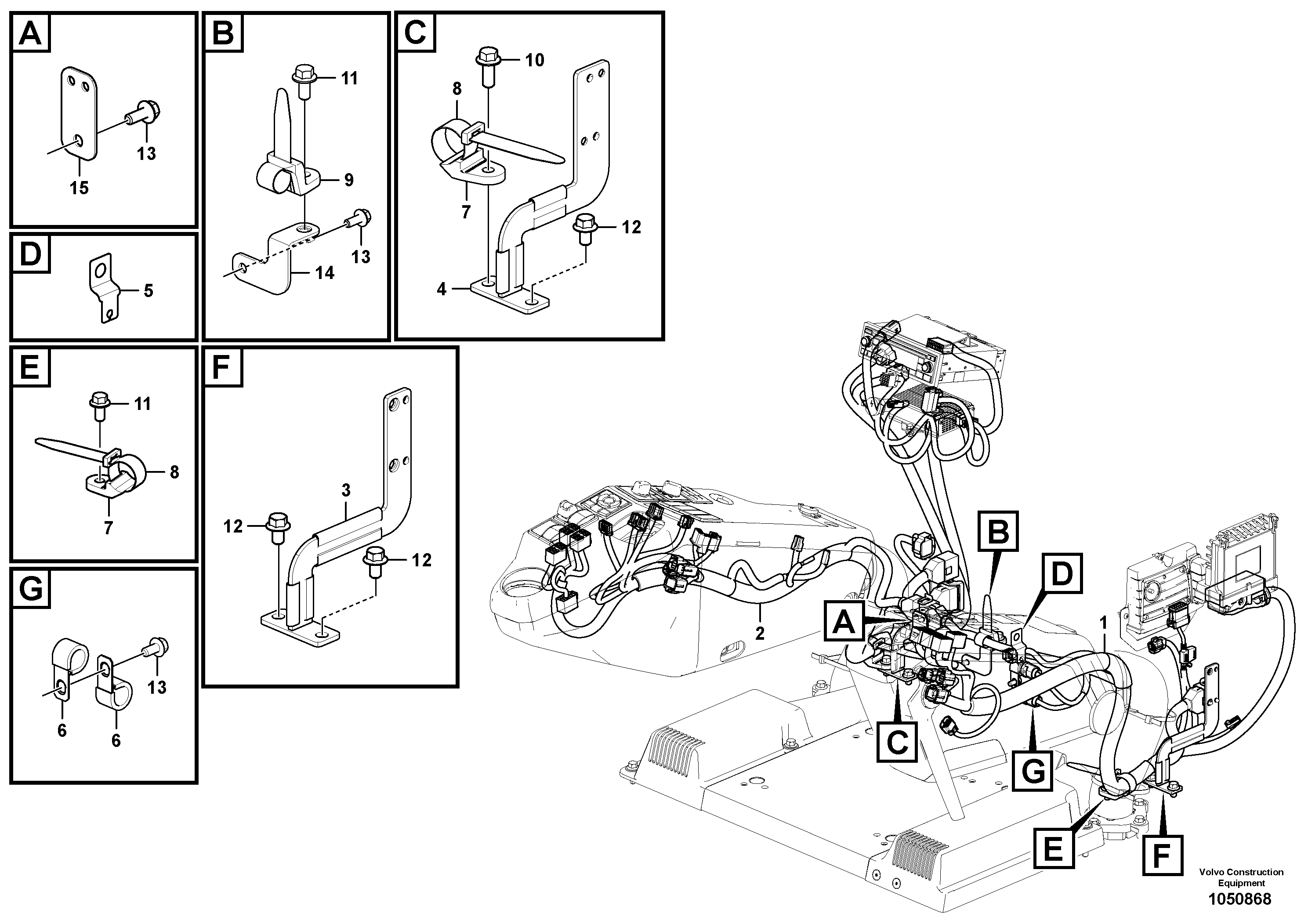 Seat frame RM/VOE14707277 VOLVO