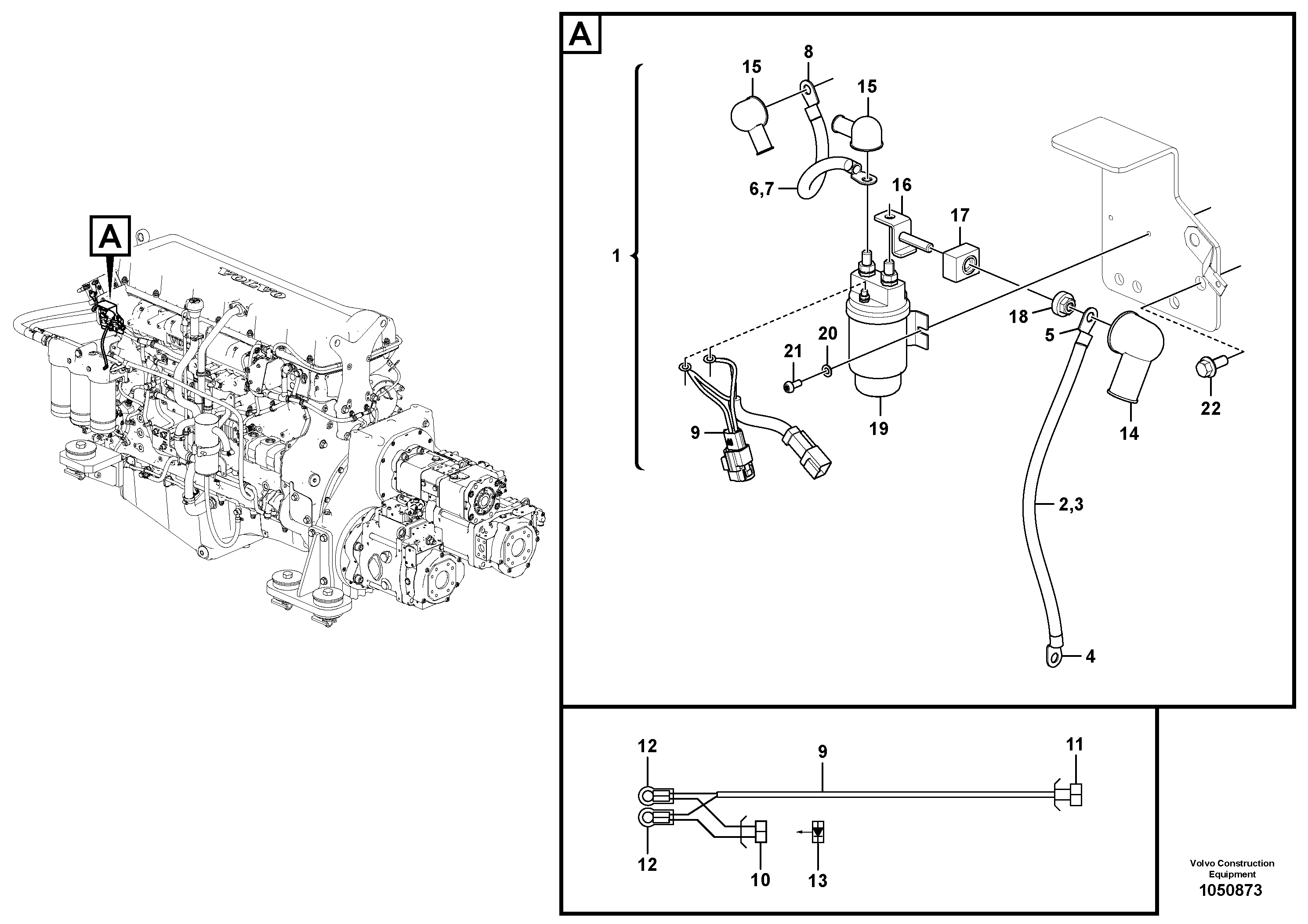 Radio Support VOE14679307 VOLVO