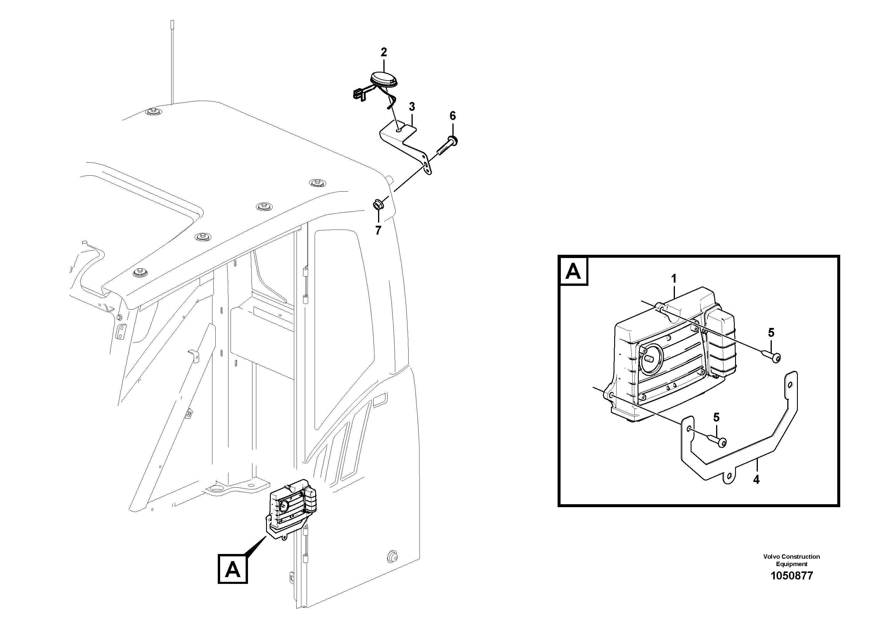 Seat frame VOE14686086 VOLVO