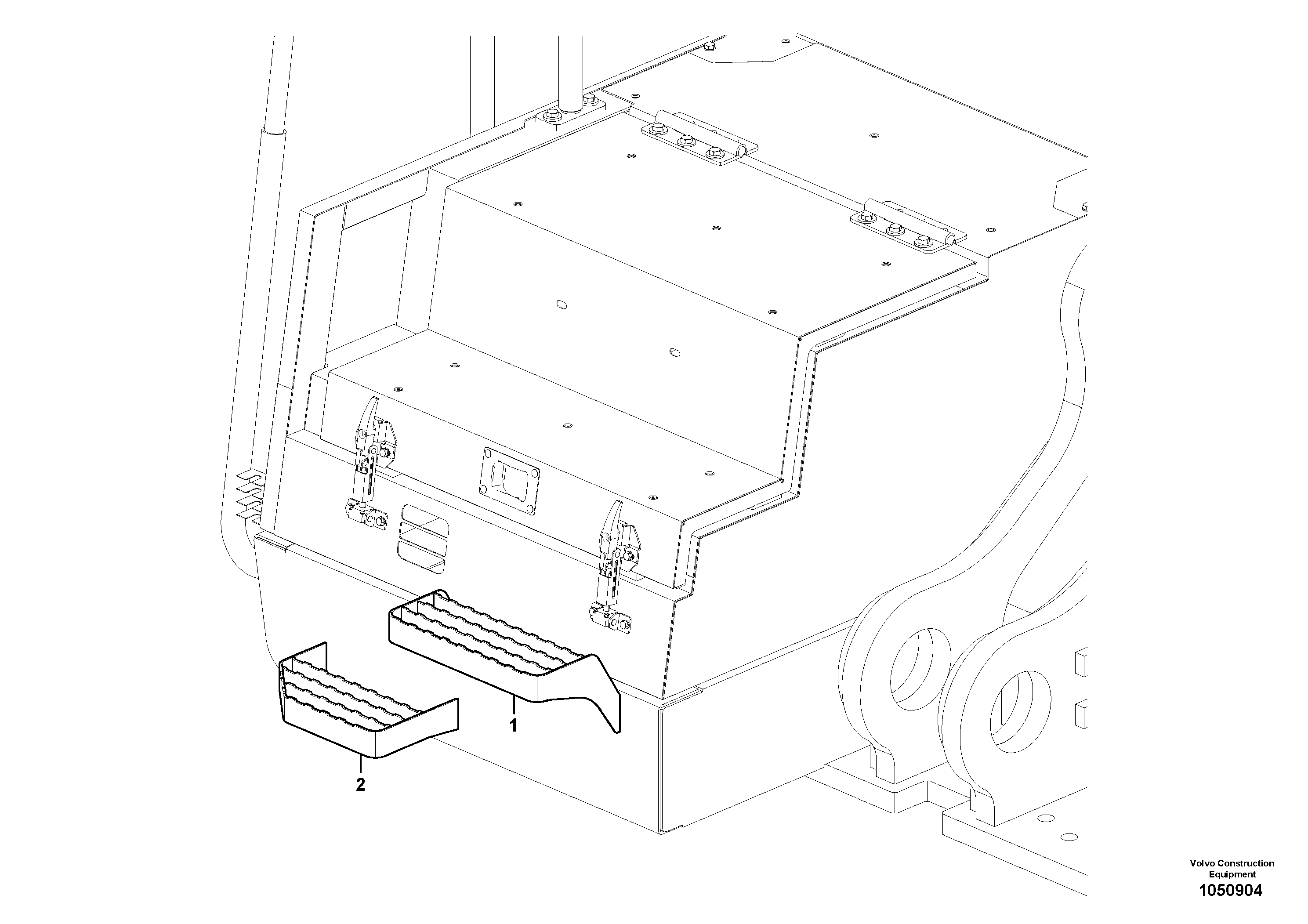 Pedal bracket R.h. VOE14643938 VOLVO
