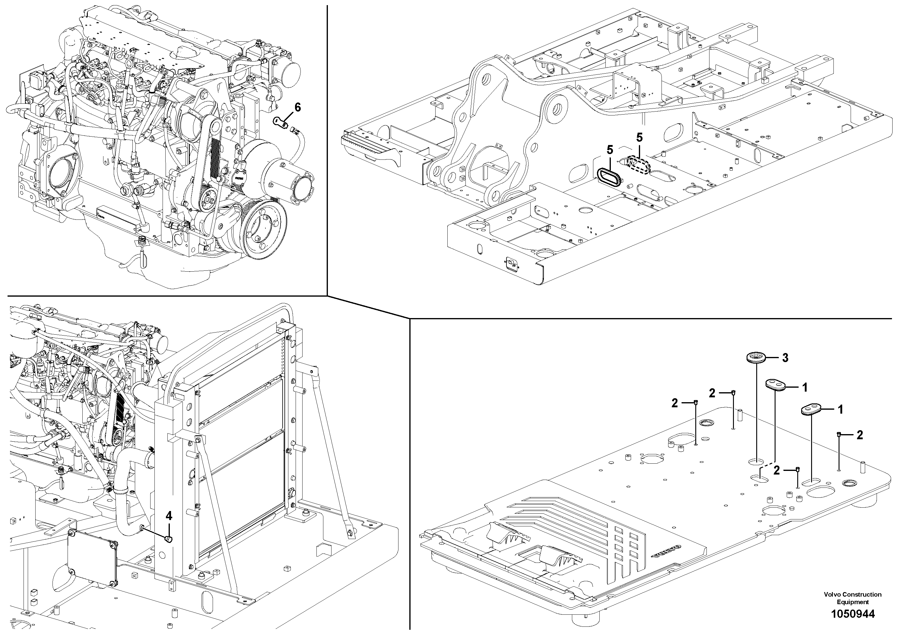 Boom Cylinder VOE14509538 VOLVO