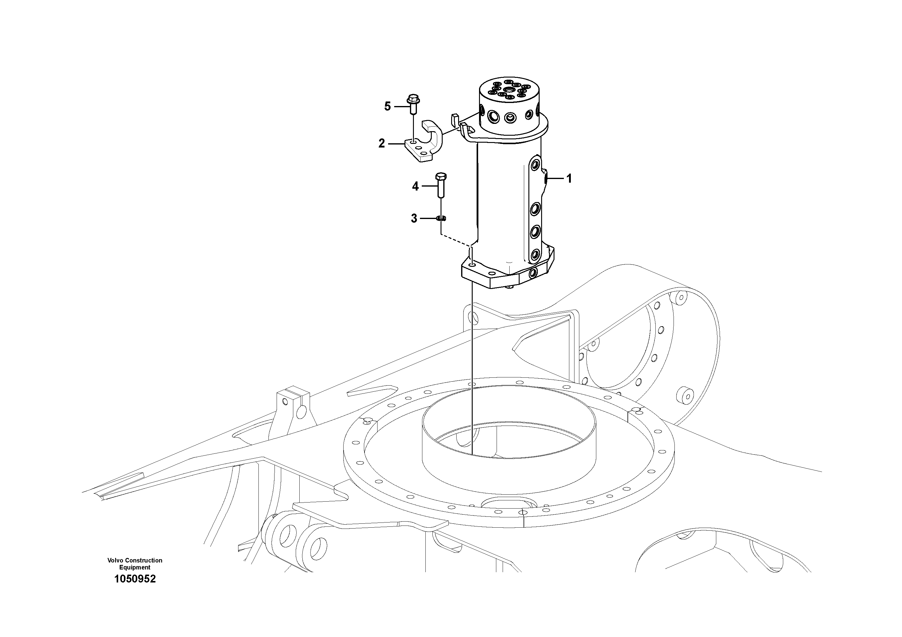 Flansch VOE14704747 VOLVO