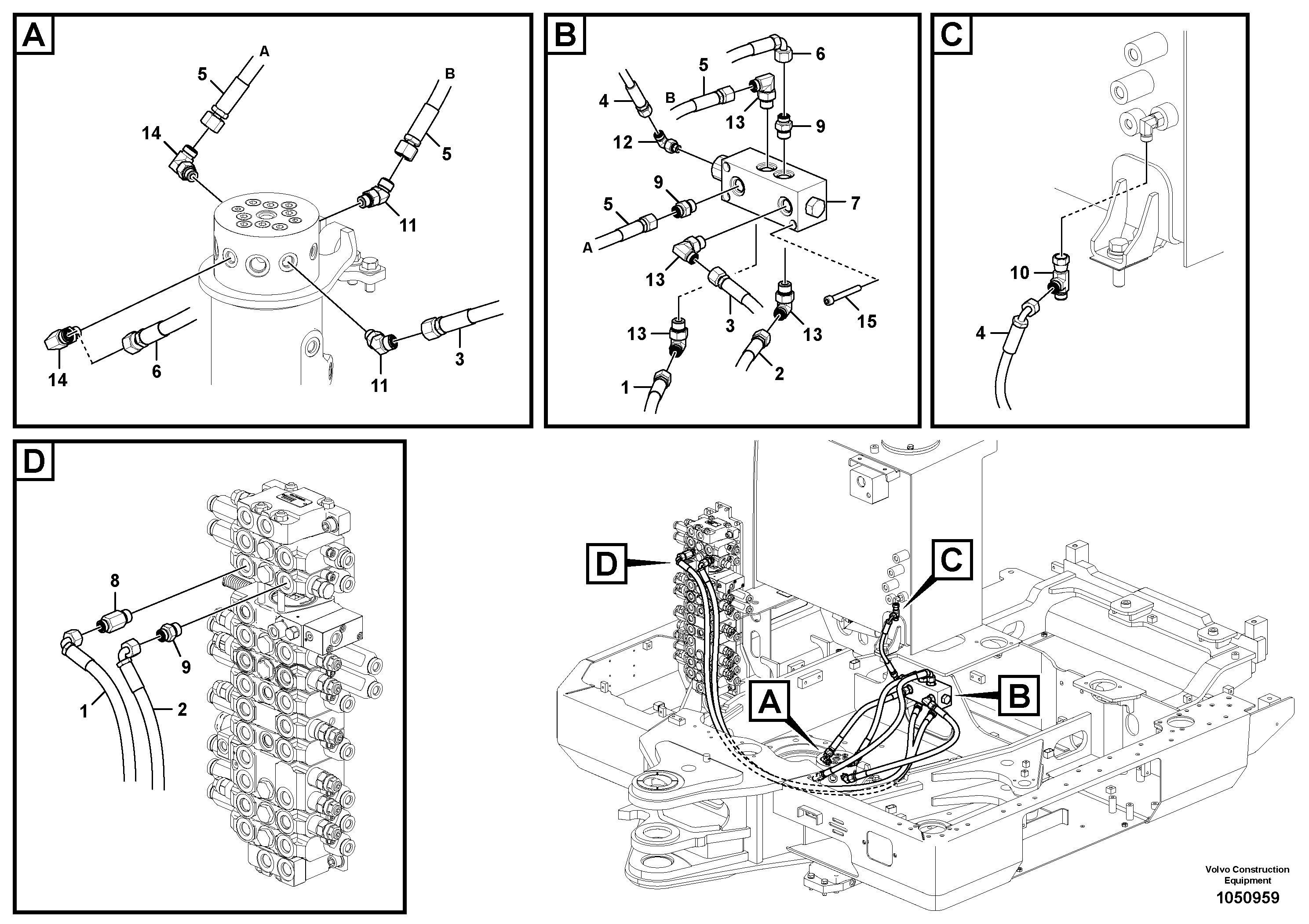 Timing gear casing VOE936401 VOLVO